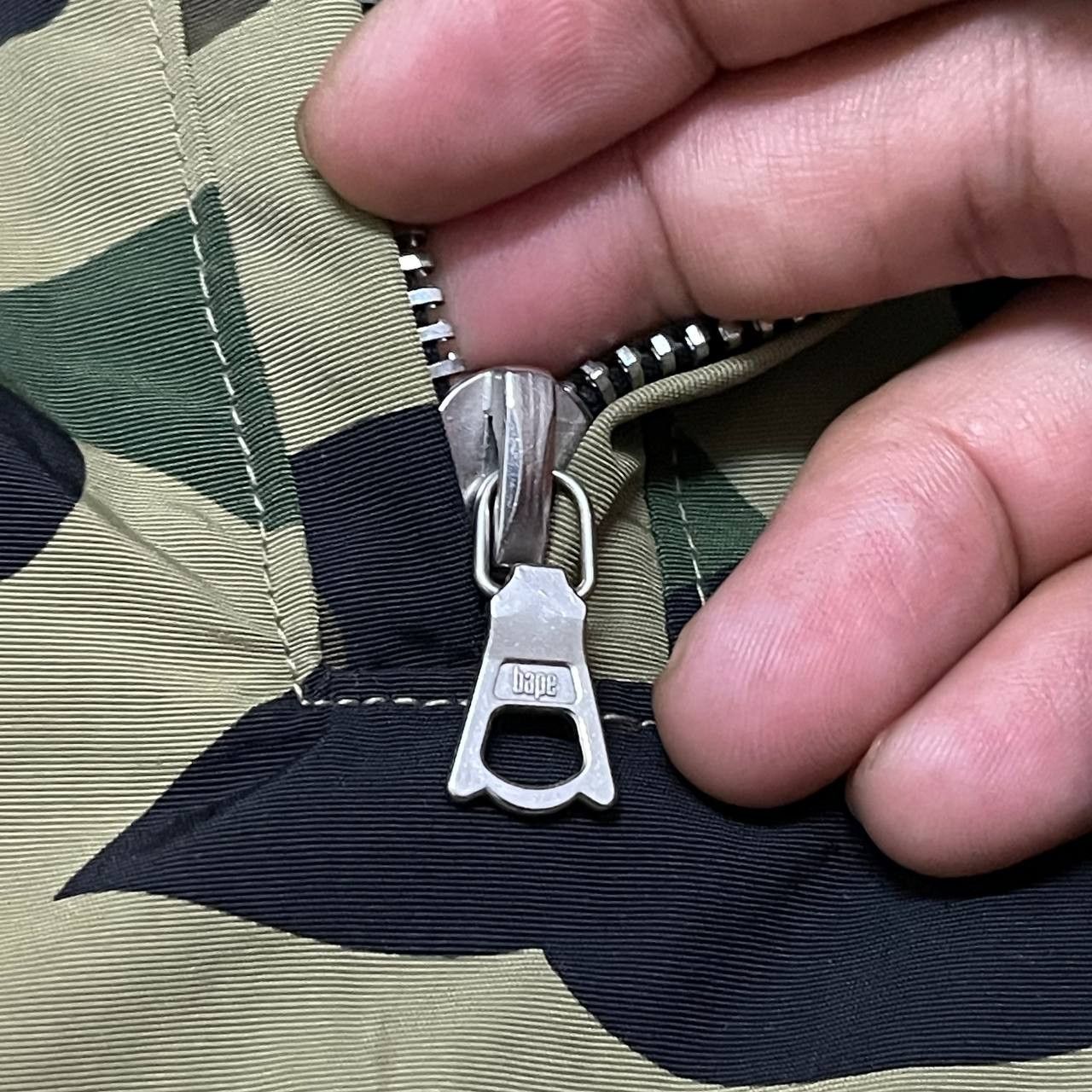 Bape Bape 1st Green Camo Half Zip Pullover Jacket Size US M / EU 48-50 / 2 - 9 Thumbnail