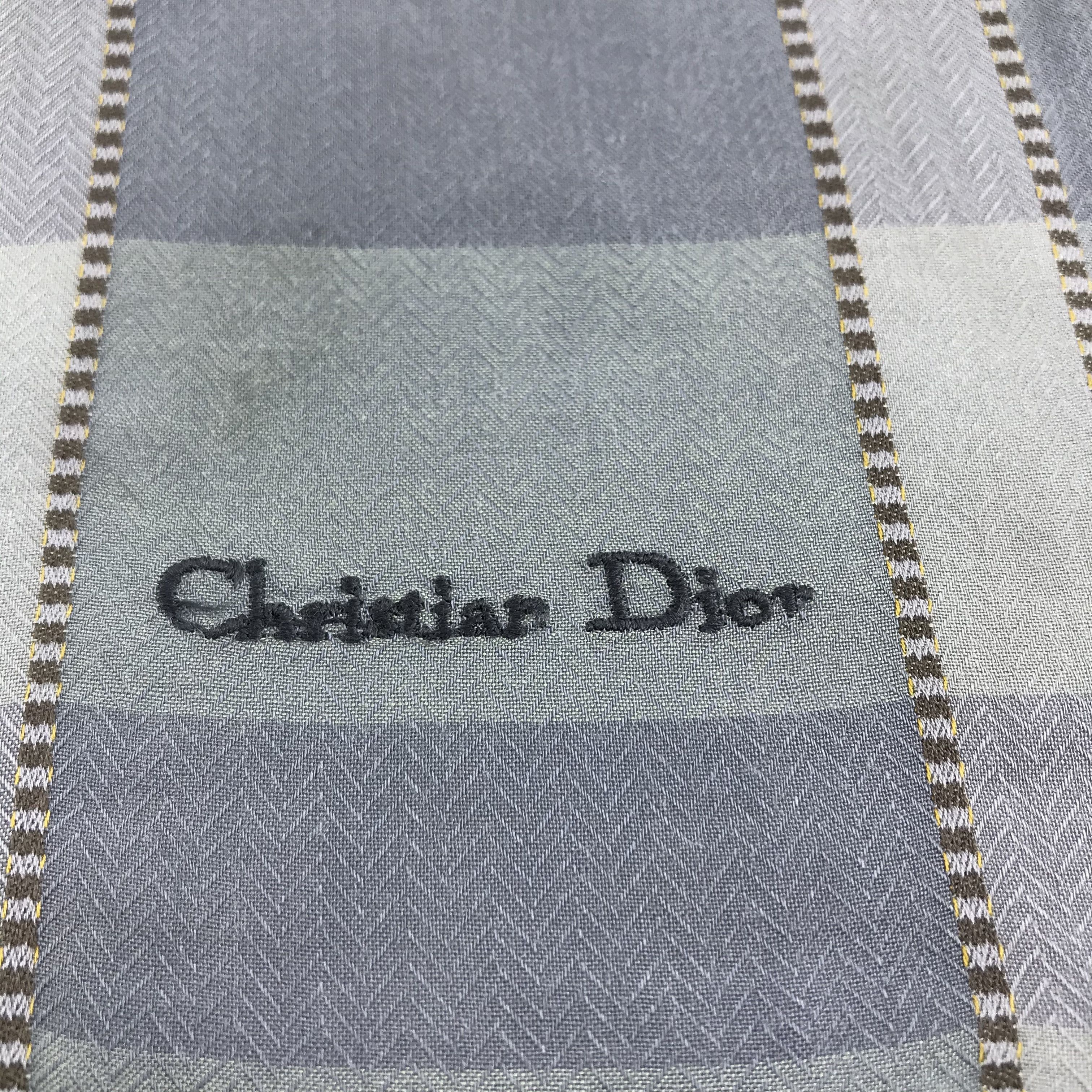 Christian Dior Monsieur Christian Dior Handkerchief Neckerchief Bandana H1070 Size ONE SIZE - 3 Thumbnail
