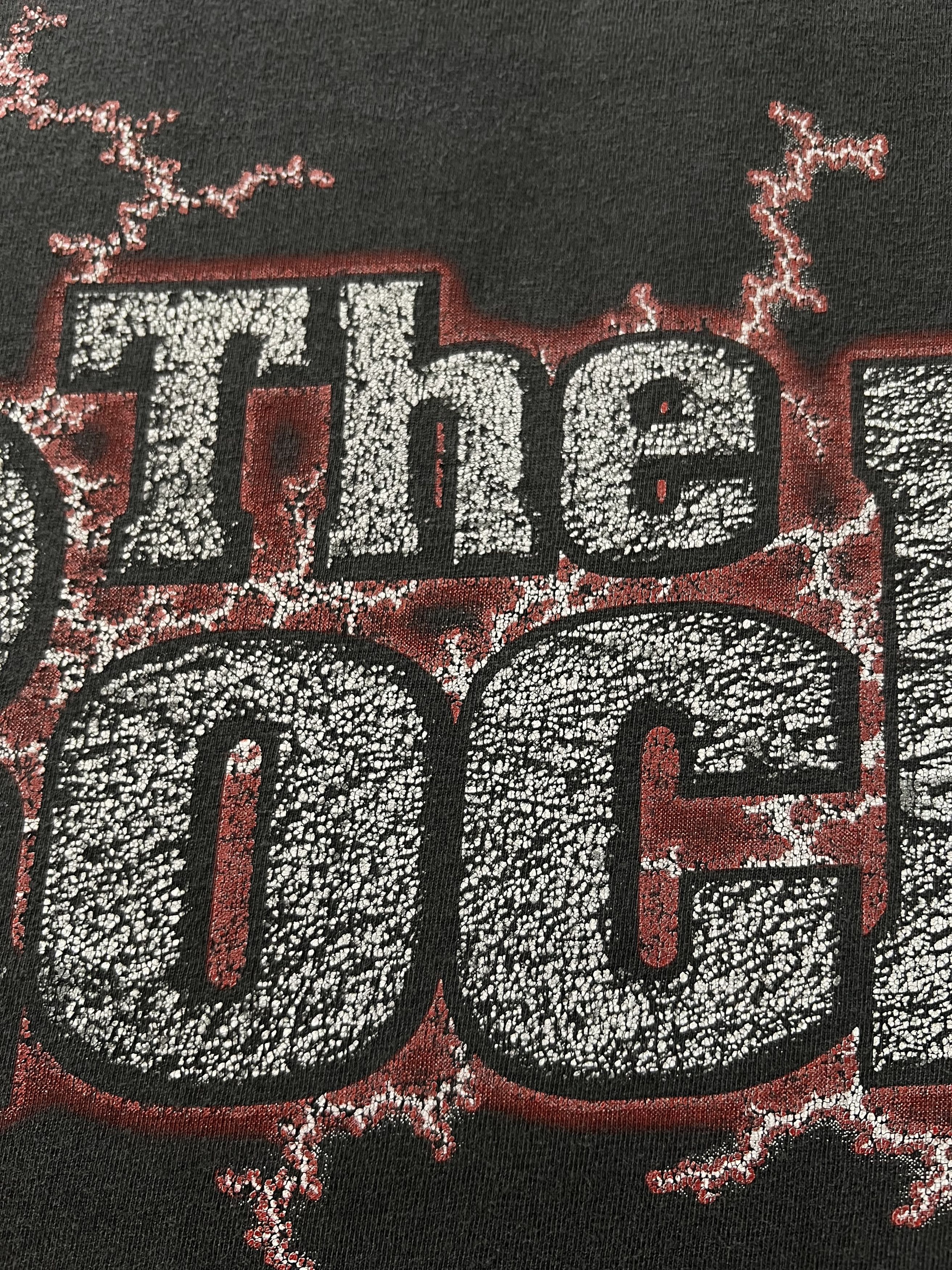 Vintage Vintage 1999 The Rock Lighting WWE Faded Black Tee Size US L / EU 52-54 / 3 - 4 Thumbnail