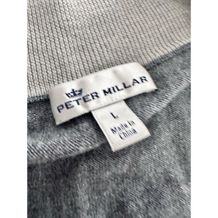 Peter Millar Peter Millar Merino Wool/Silk Men's Charcoal 1/4 Zip-Neck Sw Size US L / EU 52-54 / 3 - 5 Thumbnail