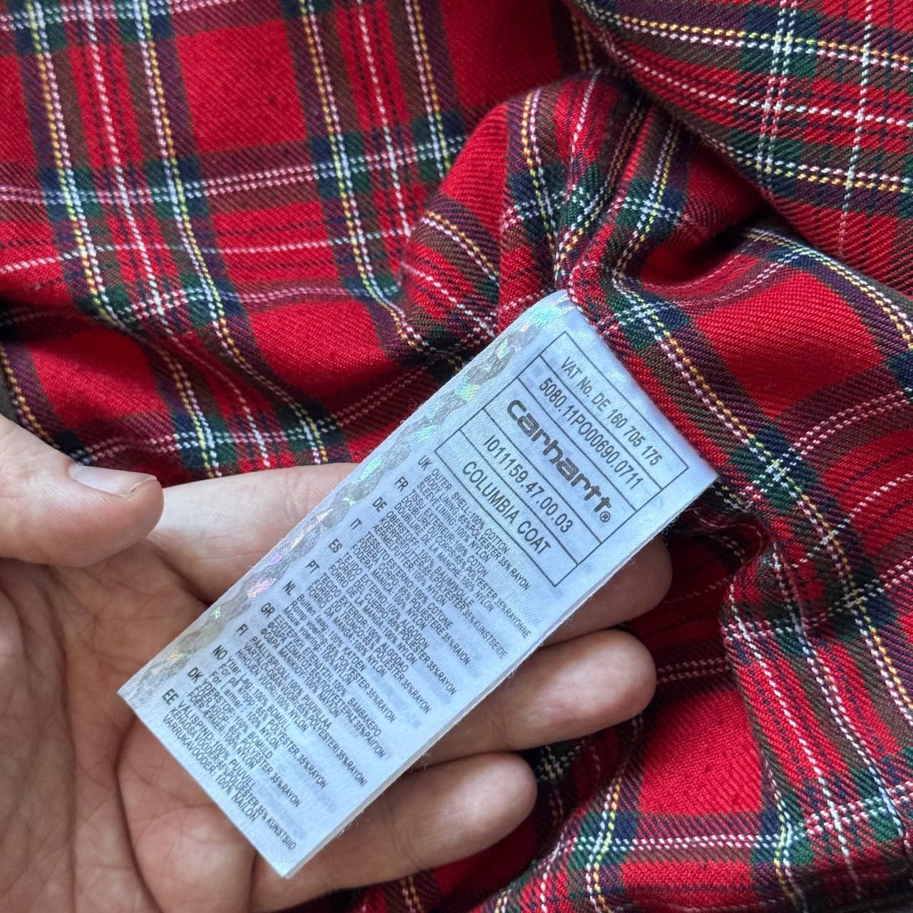 Carhartt Carhartt Waxed Brown Canadian Outdoor Tartan Parka Jacket Size US M / EU 48-50 / 2 - 10 Thumbnail