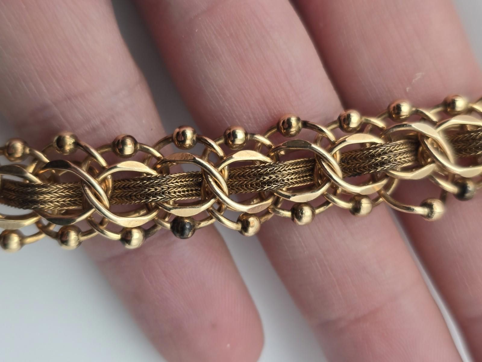 Eton Vtg Eton 1/20 12K Gold-Filled Bracelet –32g Bold Mid-Century Size ONE SIZE - 4 Thumbnail