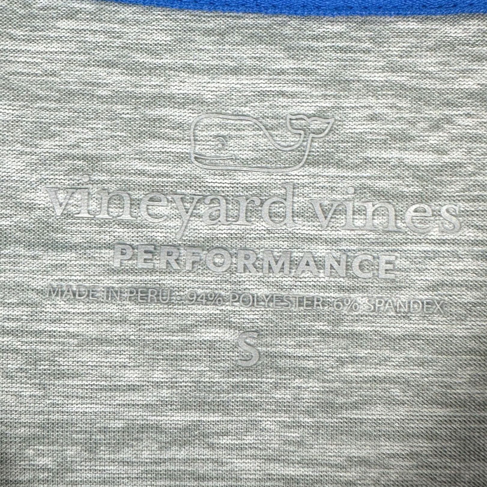 Vineyard Vines Vineyard Vines Performance Mens T-Shirt Short Sleeve Graphic Tee Grey Small Size US S / EU 44-46 / 1 - 4 Thumbnail
