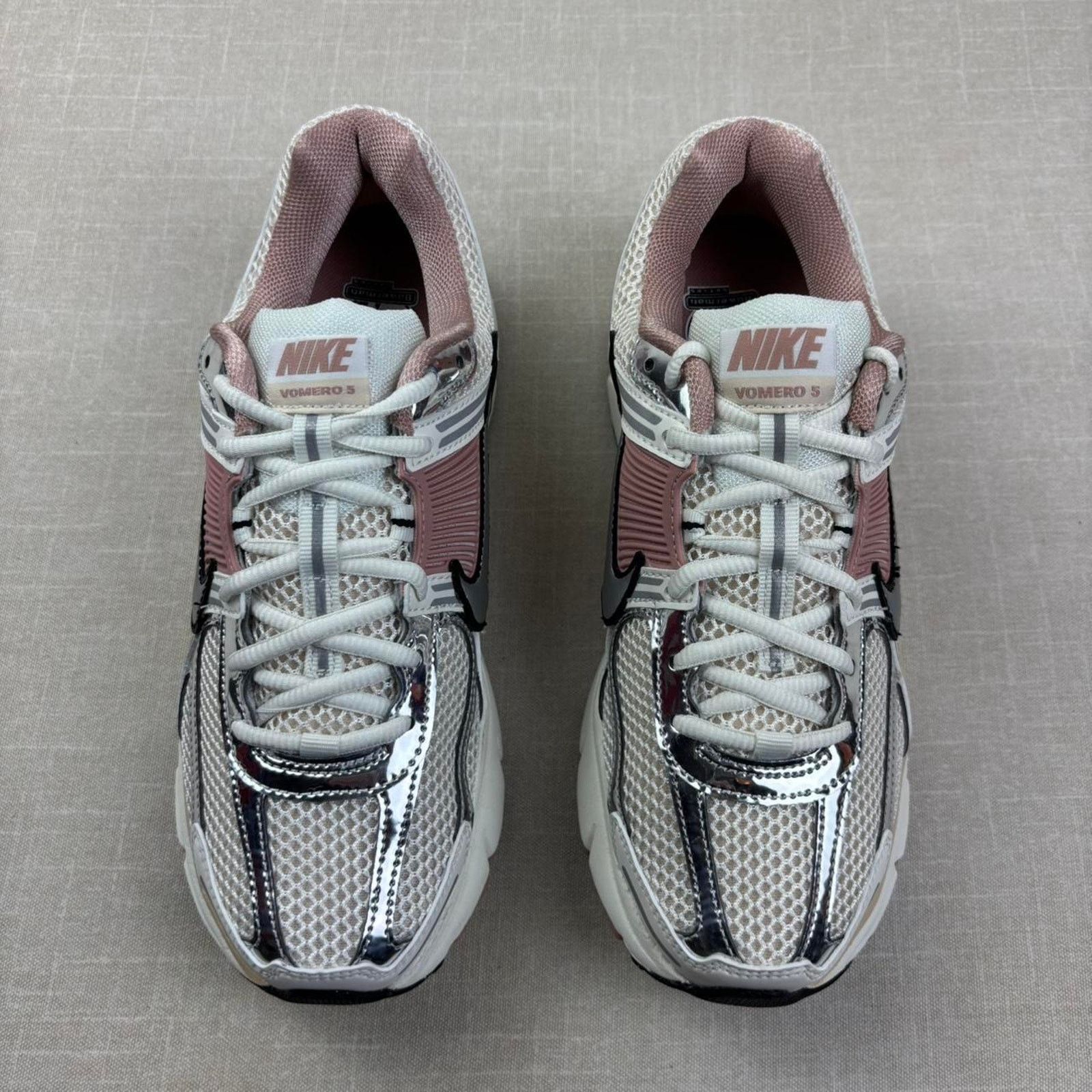 Nike 🐷 2025 Nike Zoom Vomero 5 “Sail Particle Pink” 9W Size US 9 / IT 39 - 3 Thumbnail