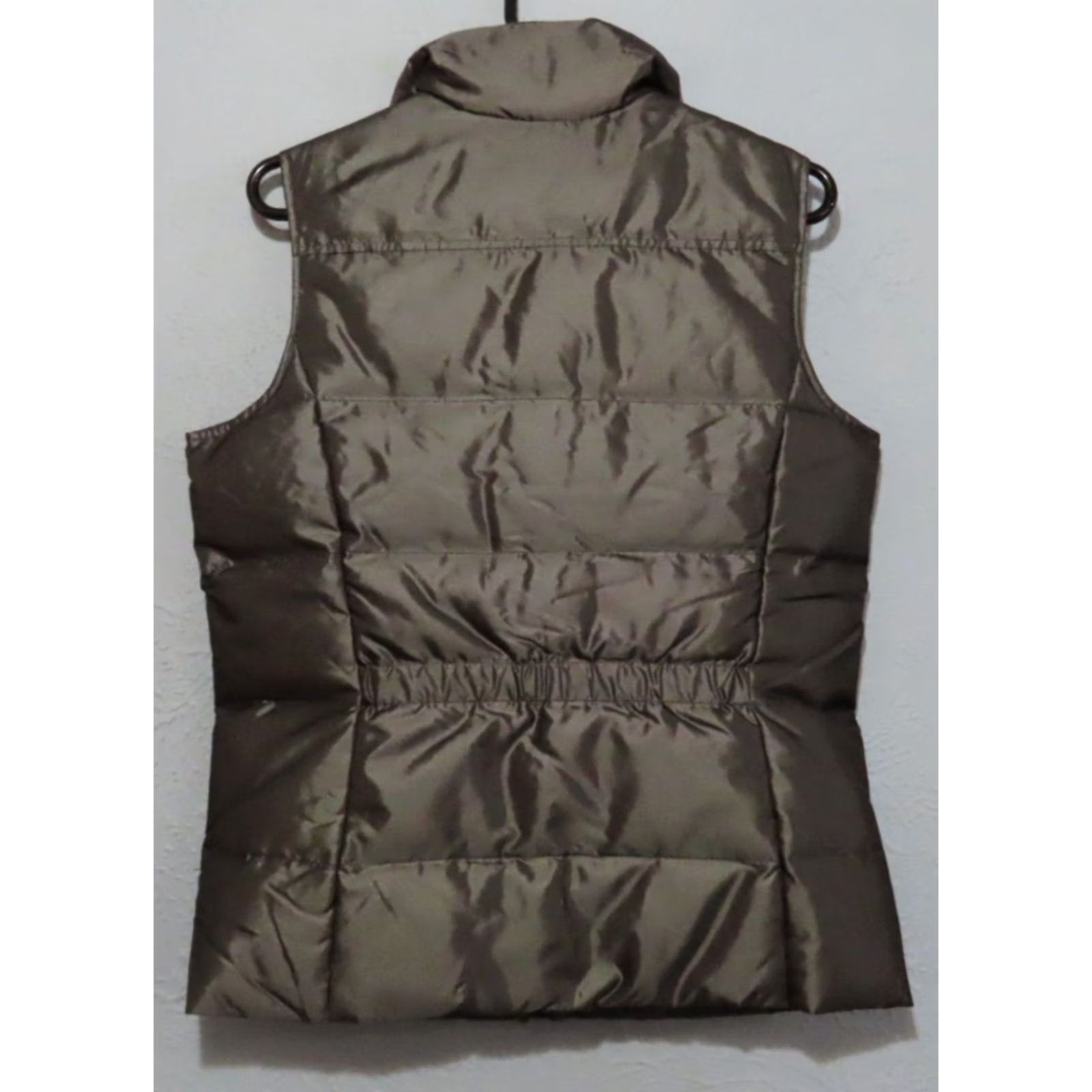 Lands' End Lands' End Thin Full Zip Puffer Vest Women's S Quilted Black 6-8 Charcoal (Junior? not applicable) Size S / US 4 / IT 40 - 6 Thumbnail