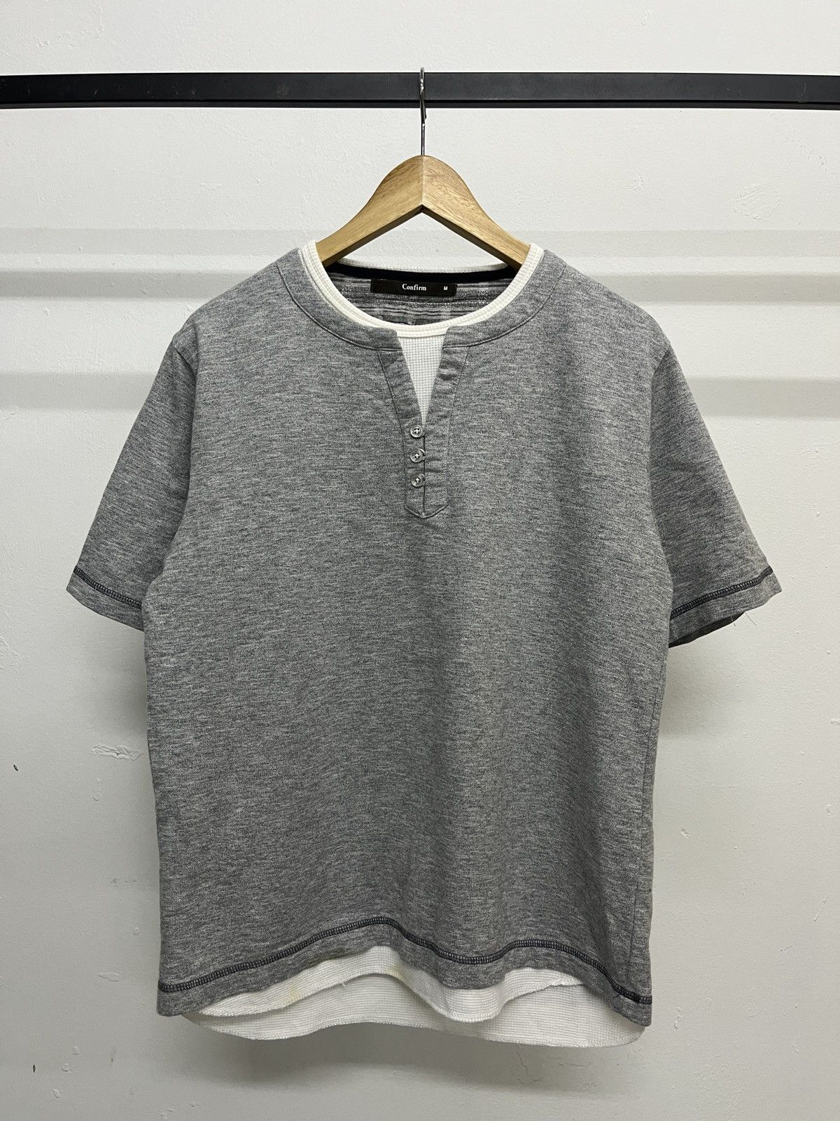 Greg Lauren Confirm Double Layer Inspired by Greg Lauren Henley Tee Size US S / EU 44-46 / 1 - 1 Thumbnail