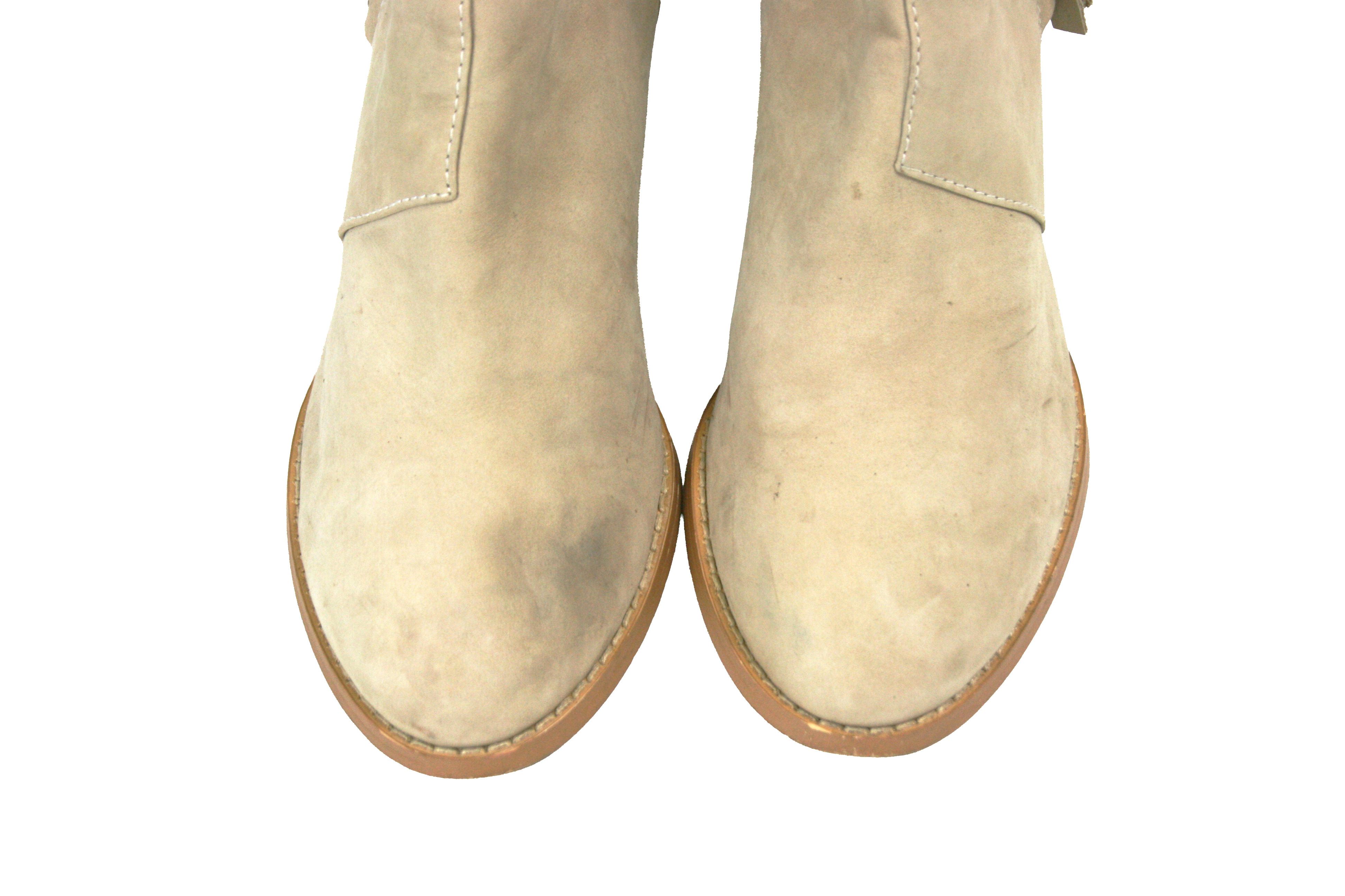 Acne Studios Pistol Nubuck Biker Heeled Boots Size US 9 / IT 39 - 5 Thumbnail