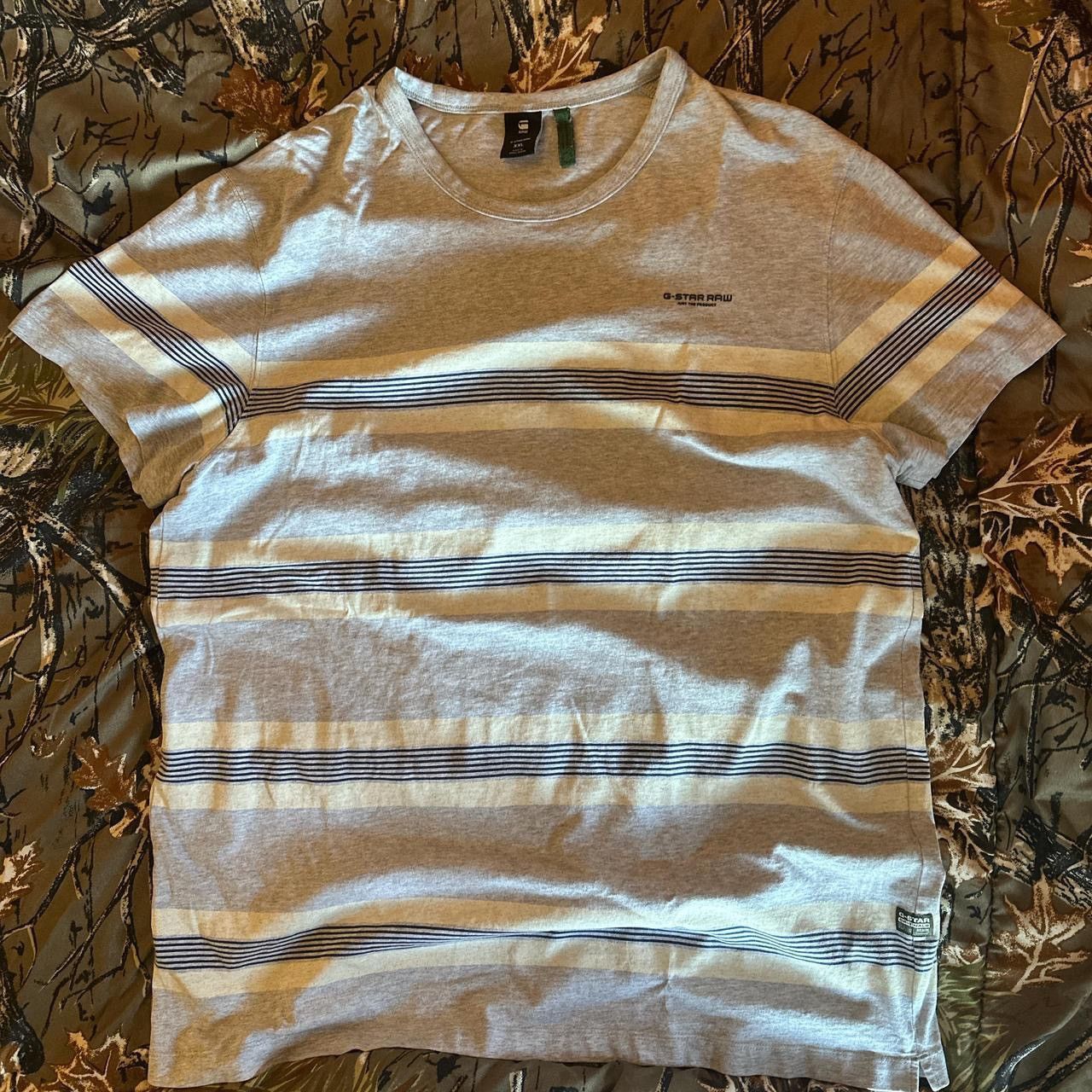 G-Star striped grey g star shirt Size US XXL / EU 58 / 5 - 1 Thumbnail