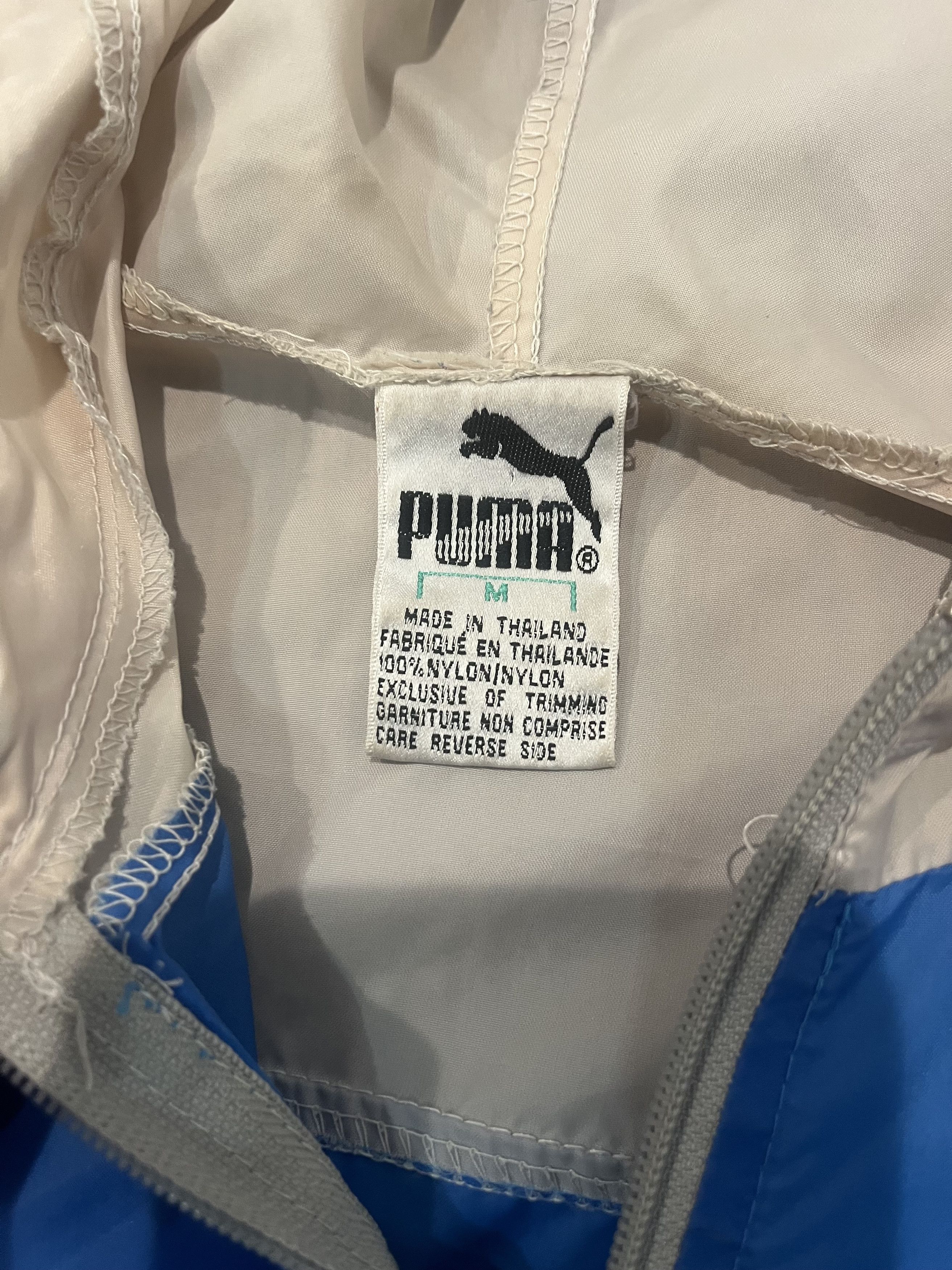 Puma Vintage 90s puma Quarterzip jacket Size US M / EU 48-50 / 2 - 2 Thumbnail