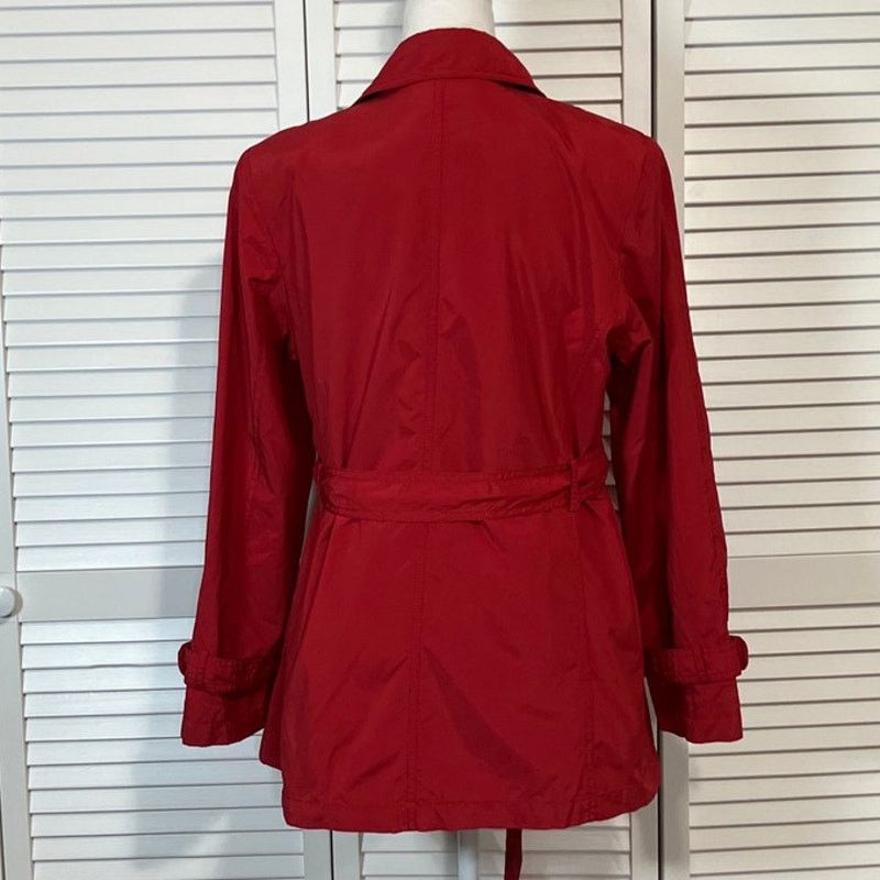 Other Gallery Vintage Red Classic Trench Coat Mid-Length M Size M / US 6-8 / IT 42-44 - 2 Thumbnail
