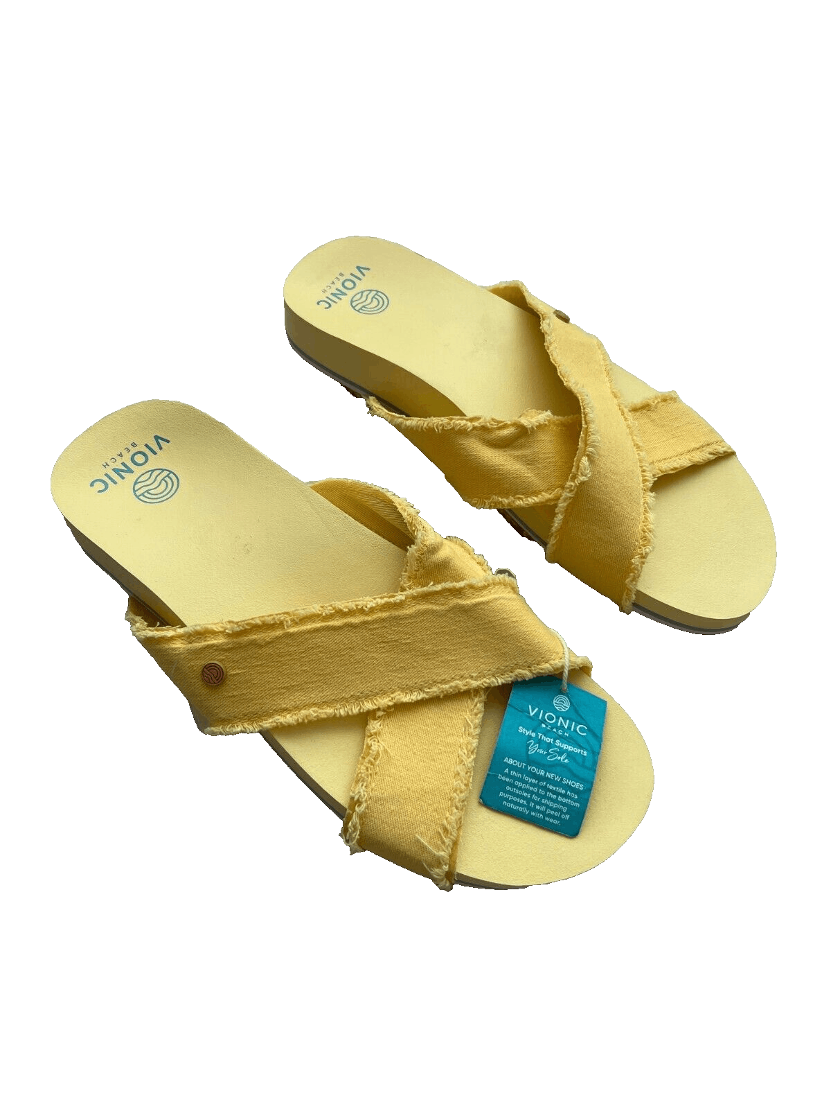 Vionic Vionic Boardwalk Panama Sandals Sun Yellow ( 10 ) Size US 10 / IT 40 - 1 Thumbnail