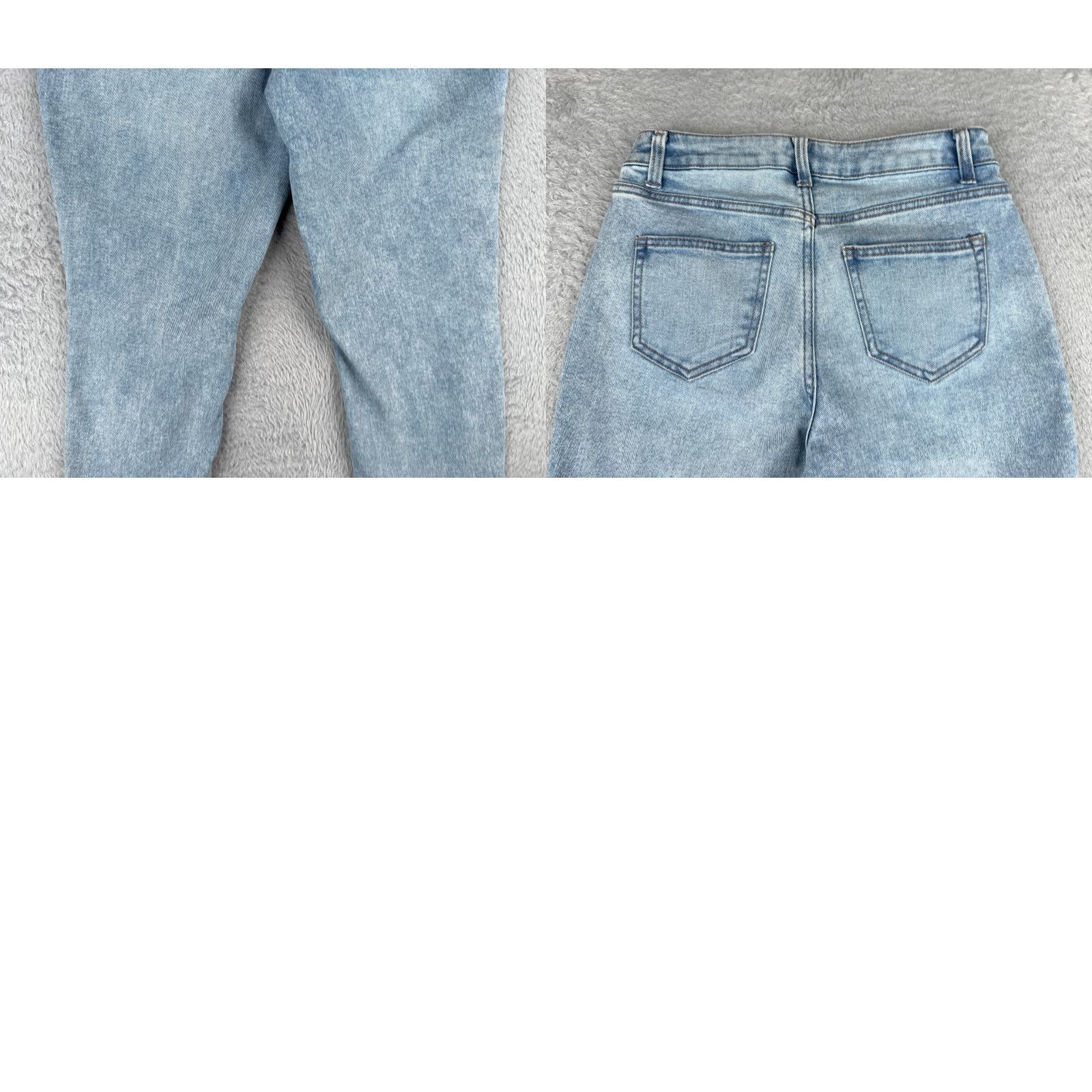 Pacsun PacSun Jeans Womens 2 Green Denim Slim Straight Mid Rise 26x26 Distressed Stretch Pockets 5-Pocket Design Vintage No Mens Womens Size 40" / US 18 - 10 Thumbnail