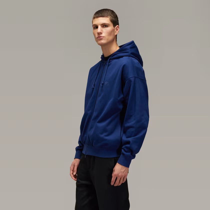 Y-3 o1s22i1n0125 Zip Hoodie in Blue Size US M / EU 48-50 / 2 - 2 Thumbnail