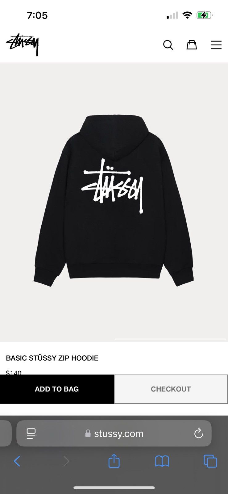 Stussy Stussy Zipup Size US L / EU 52-54 / 3 - 1 Thumbnail
