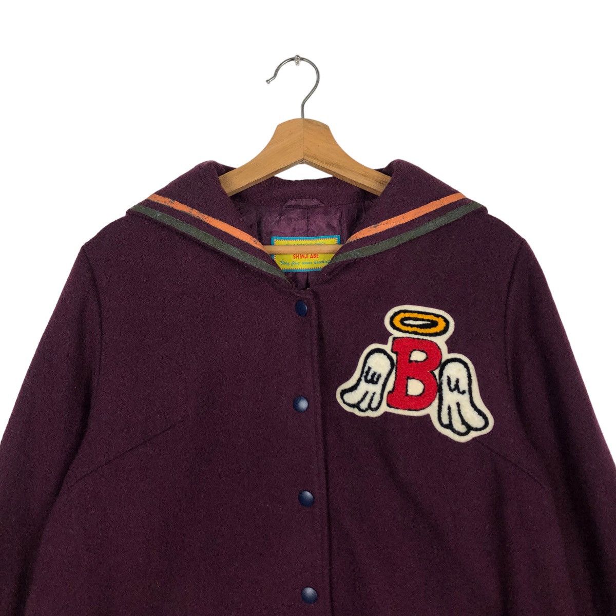 Japanese Brand 🔥Rich Purple - Long Wool Jacket Betty’s Blue Shinji Abe Size US M / EU 48-50 / 2 - 3 Thumbnail
