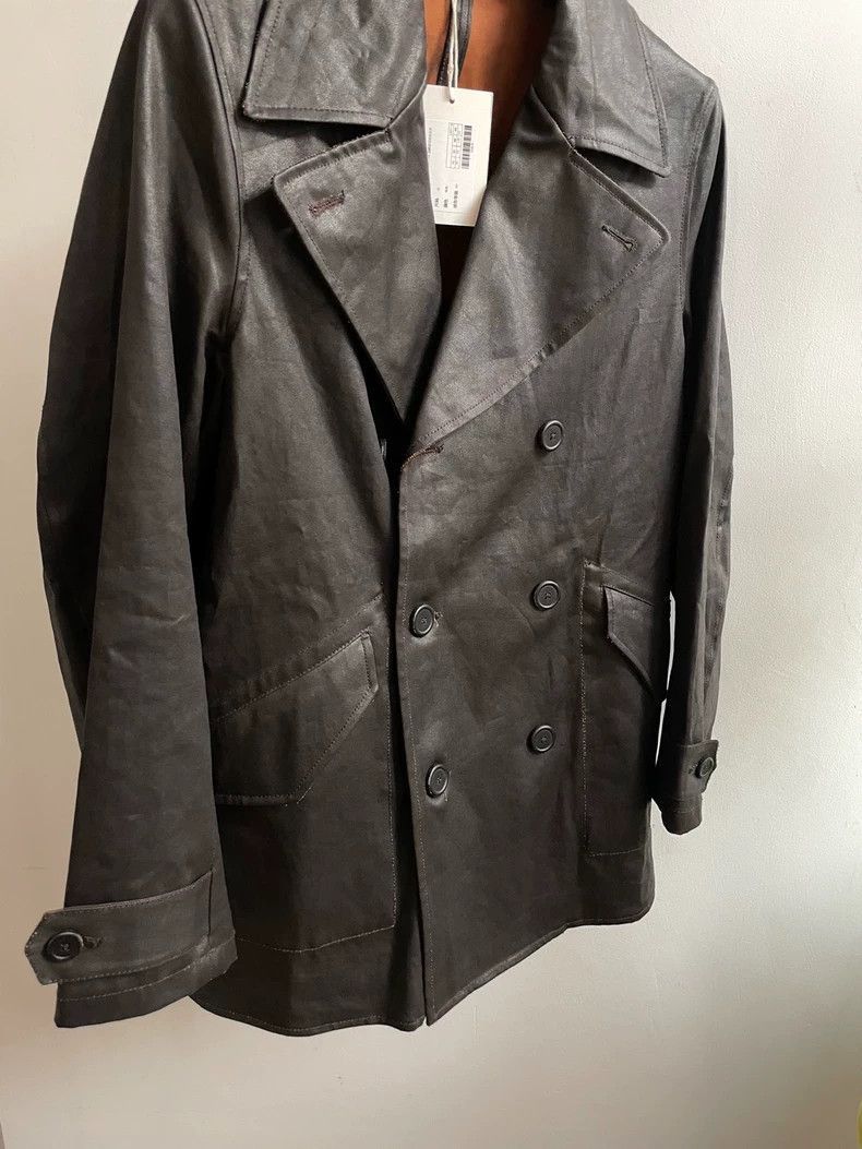 Our Legacy Our Legacy Our Legacy Double-breasted Jacket in Waxed Fabr Size US M / EU 48-50 / 2 - 4 Thumbnail