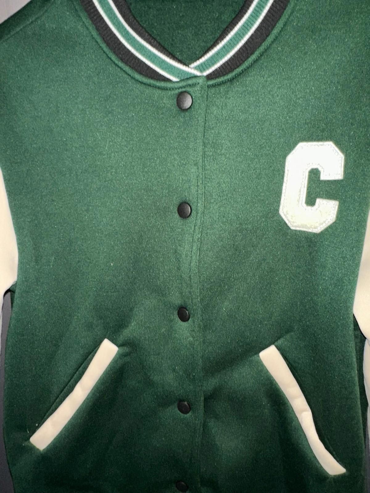 The Unbranded Brand “Varsity Green Dream – Letter ‘C’ Jacket” LG Size US L / EU 52-54 / 3 - 4 Thumbnail
