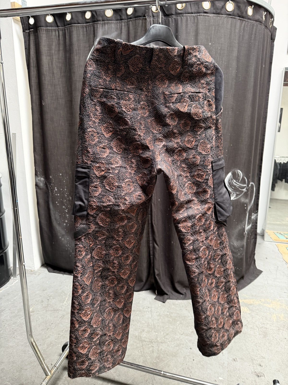 Kiko Kostadinov Kiko Kostadinov Bindra Snake Cargo Trousers Size US 30 / EU 46 - 7 Thumbnail