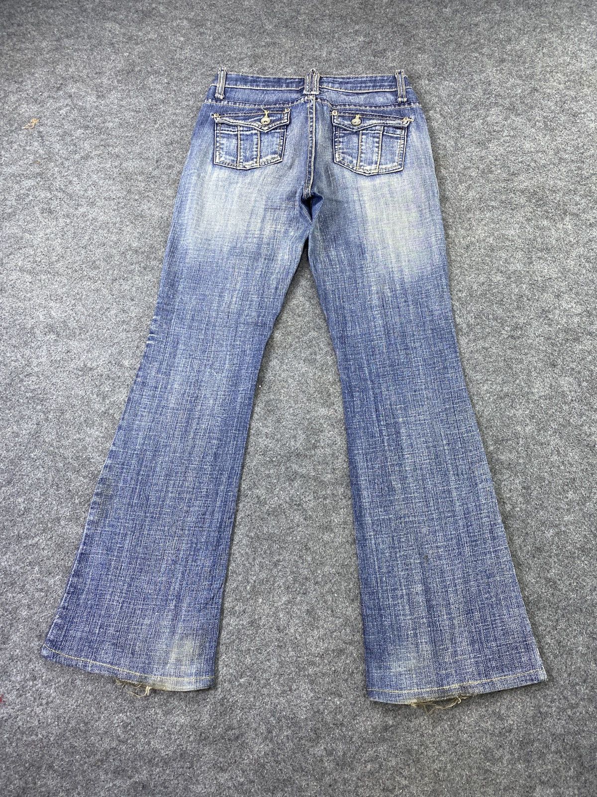 Japanese Brand × Jean OO La - La Sasson Blue Wash Flare Jeans - J998 Size 27" / US 4 / IT 40 - 5 Thumbnail