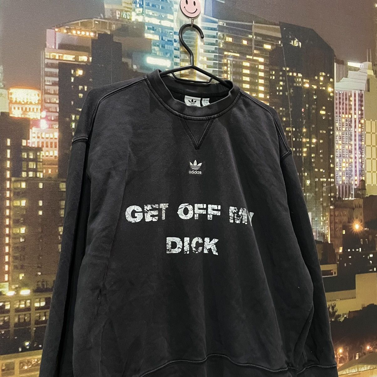 Adidas OPIUM T SHIRT HUMOR GET OFF MY DICK PENIS SEX PORNSTAR 90s Size US S / EU 44-46 / 1 - 2 Thumbnail