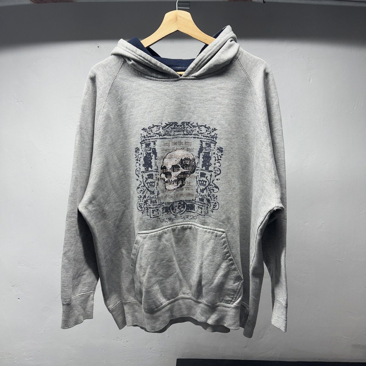 Vintage Thrashed Faded Distressed Skull Hoodie ERD Grunge Jnco Size US XL / EU 56 / 4 - 1 Thumbnail
