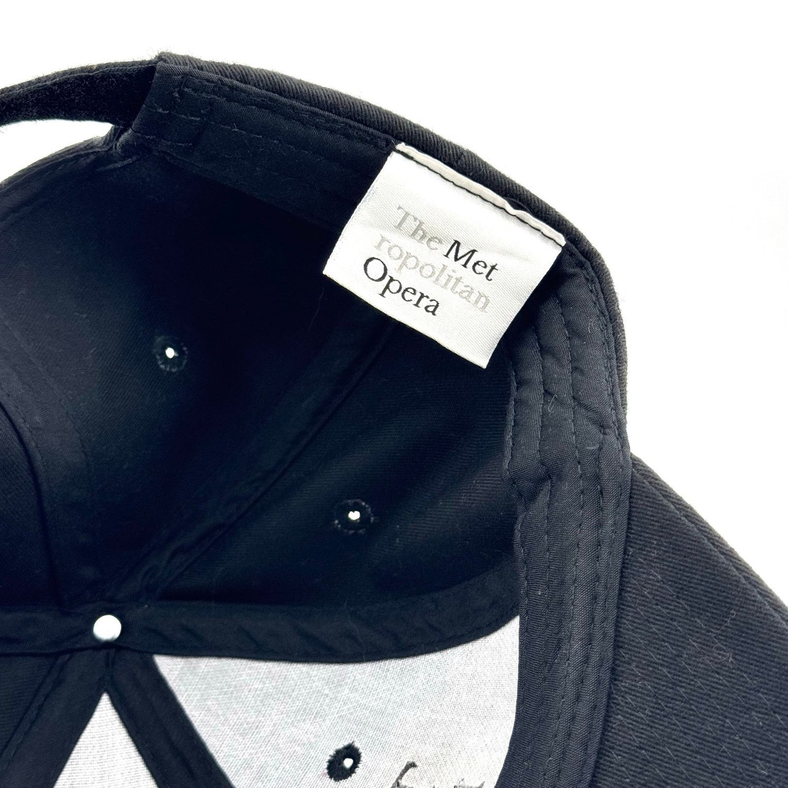 Other The Met Metropolitan Opera Hat Black Embroidered Fersten Cap Size ONE SIZE - 5 Thumbnail