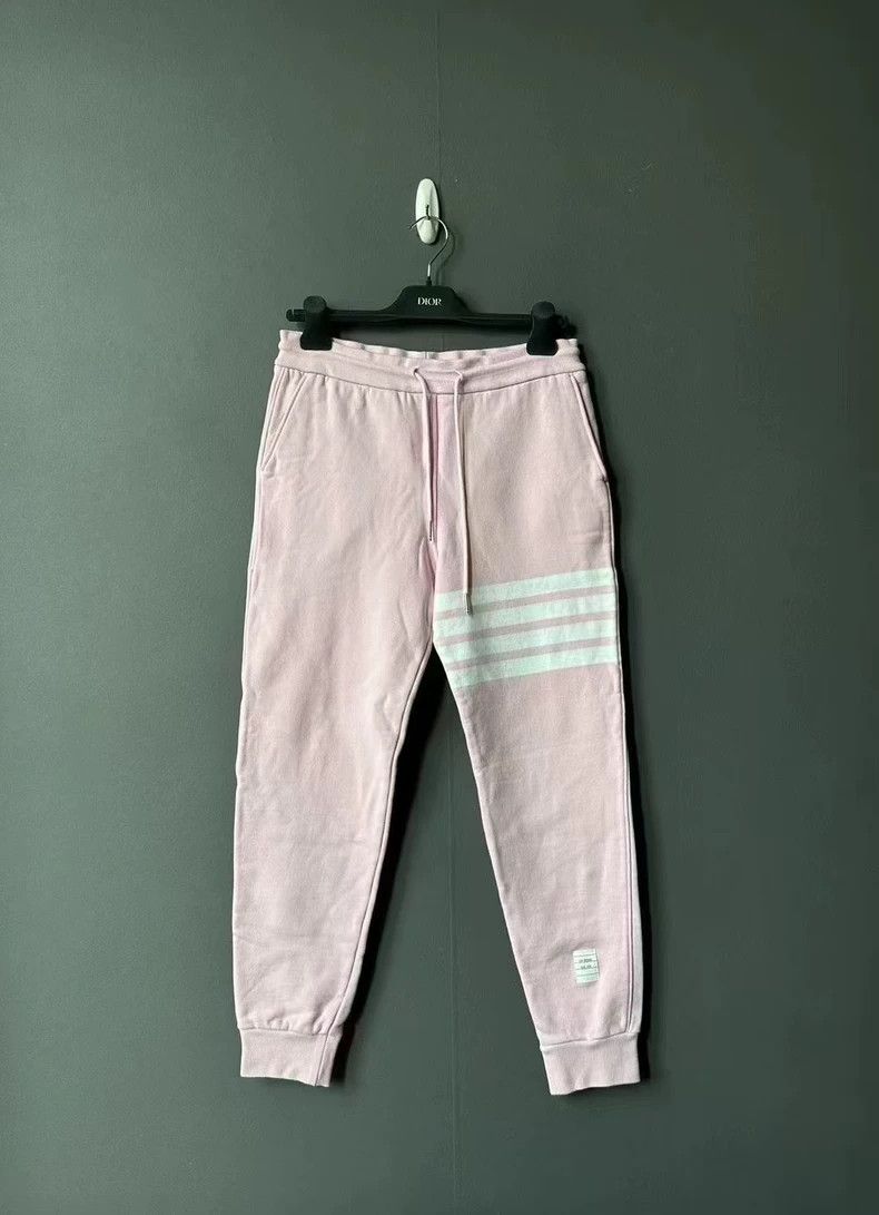 Other Thom Browne Pink knitted joggers Size 27" / US 4 / IT 40 - 1 Thumbnail