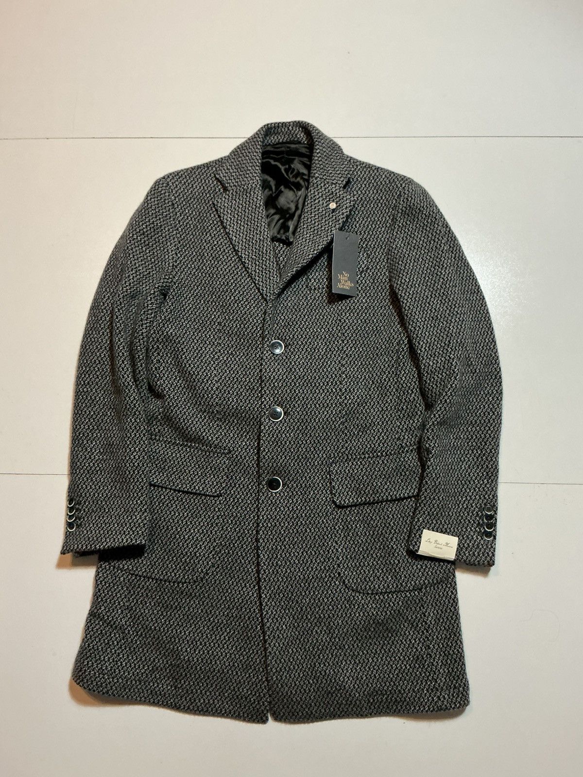 Luigi Bianchi Luigi Bianchi Mantova Sartoria Wool Cashmere Dream Coat Size US S / EU 44-46 / 1 - 1 Thumbnail