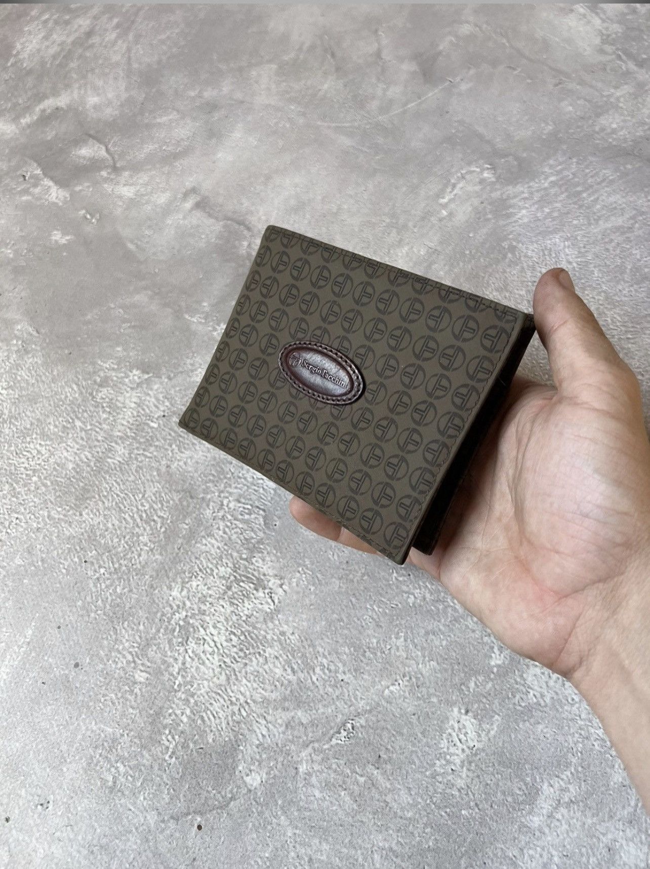 Sergio Tacchini Vintage Sergio Taccini Monogram Handmade Wallet Size ONE SIZE - 1 Thumbnail