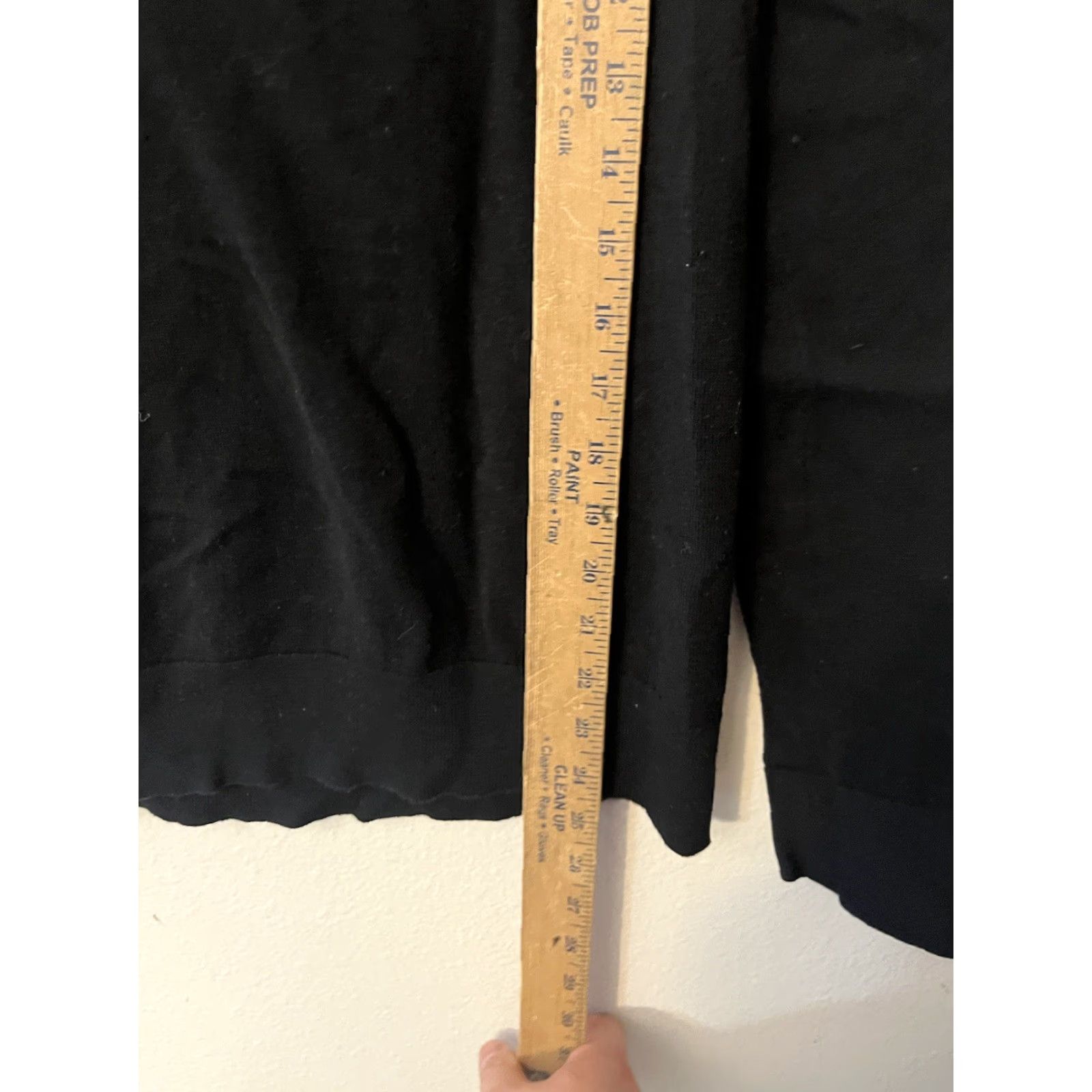 Loft Loft Long Sleeve Black Knit Crew Neck Sweater Size S Size S / US 4 / IT 40 - 4 Thumbnail
