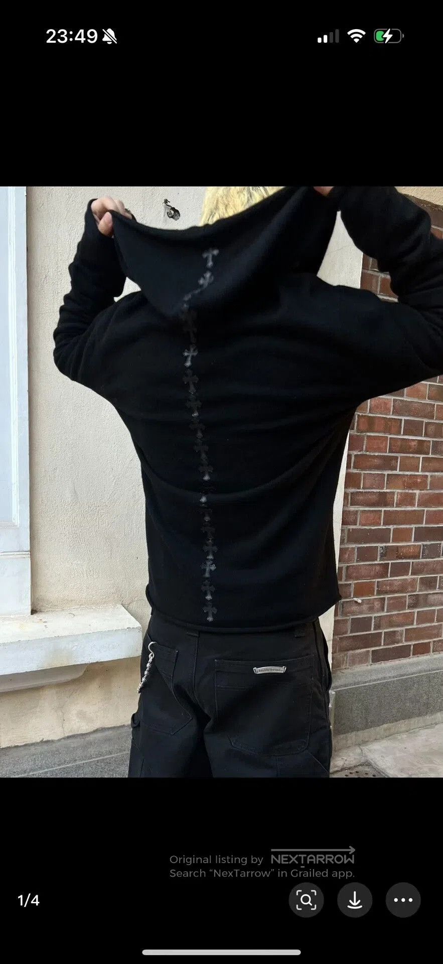 Chrome Hearts Chrome Hearts Cross Cashmere Half. Size US L / EU 52-54 / 3 - 6 Thumbnail
