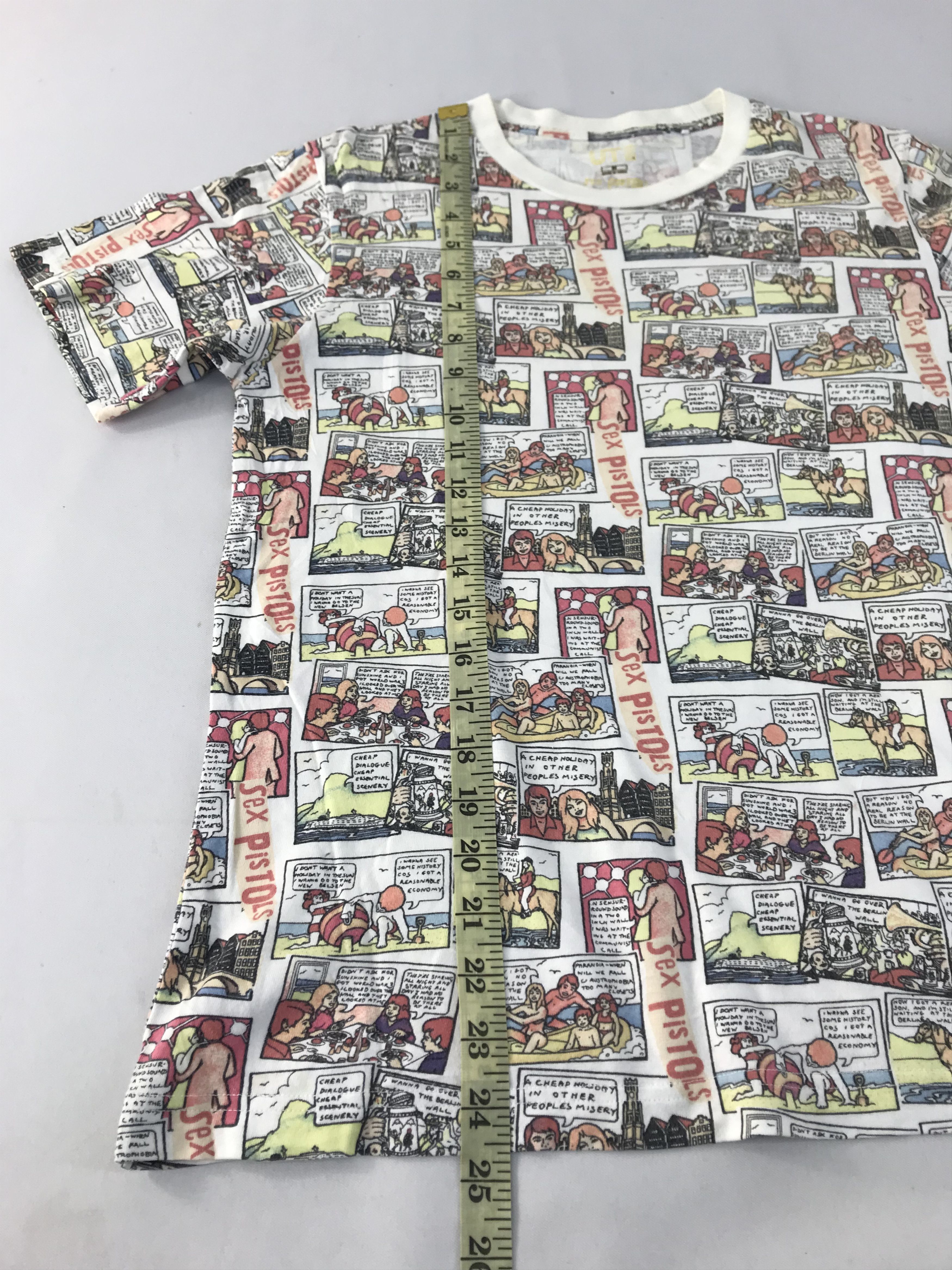 Band Tees Sex Pistols Resinduals Comic Strip Over Printed Tee T-shirt Size M / US 6-8 / IT 42-44 - 8 Thumbnail
