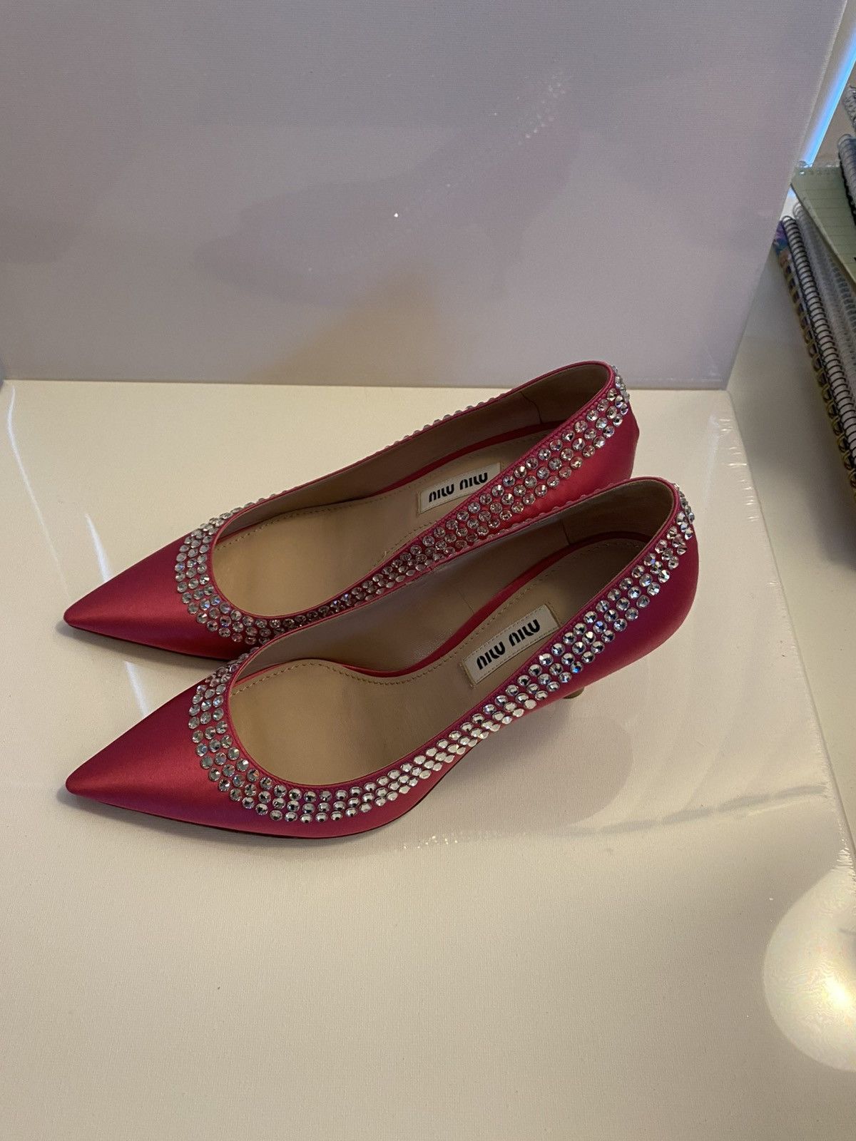 Miu Miu Miu Miu Pink Heels Size US 5 / IT 35 - 4 Thumbnail