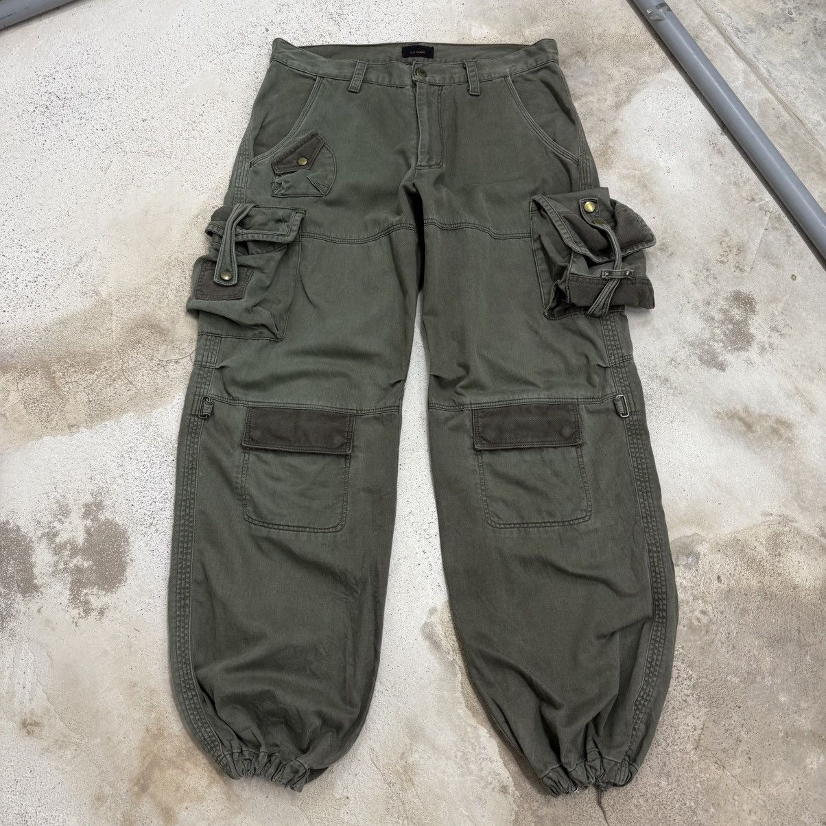Tete Homme Tete Homme Sample Parachute Utility Cargo Archive Pants Size US 34 / EU 50 - 3 Thumbnail