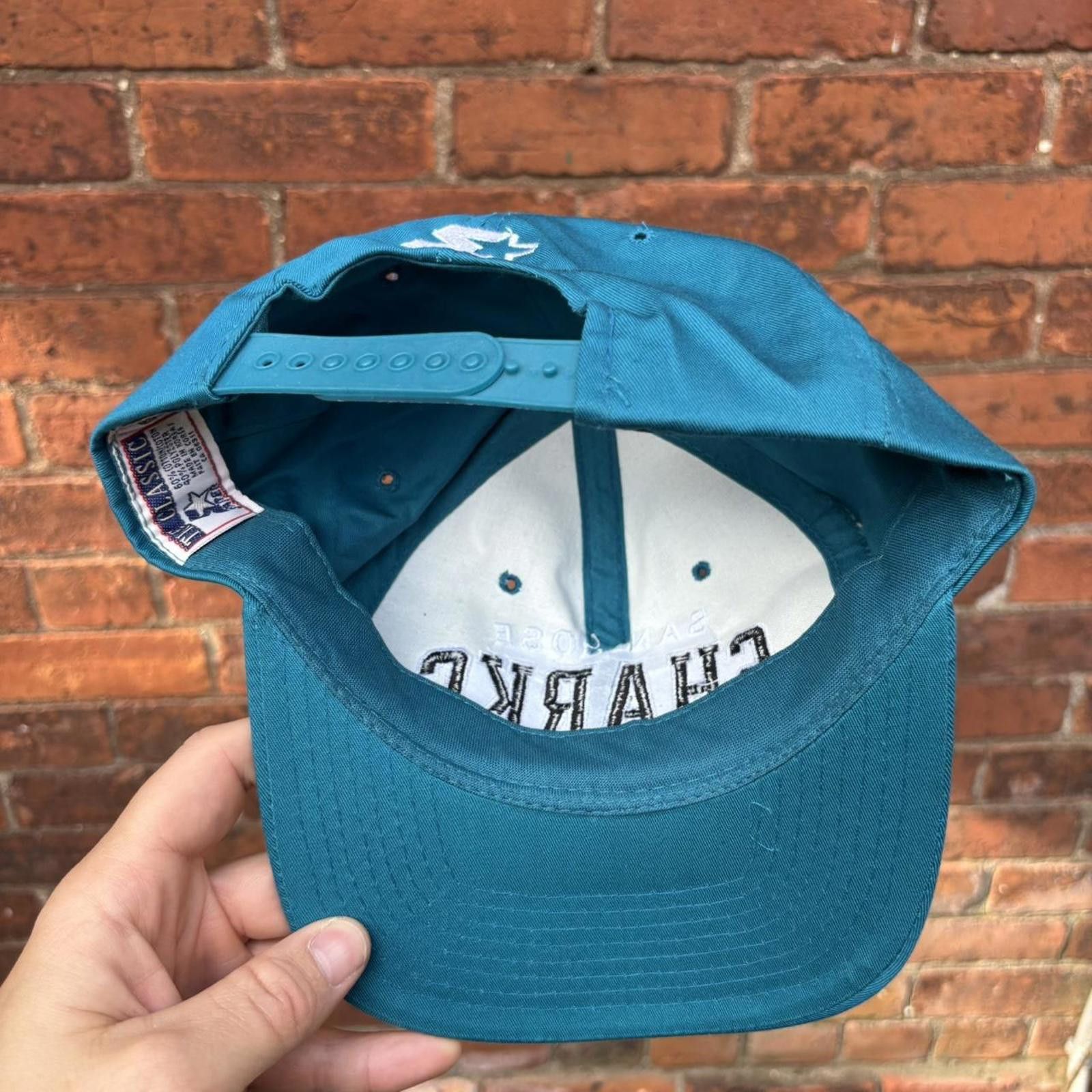 Starter vintage San Jose sharks starter SnapBack hat 90s Size ONE SIZE - 5 Thumbnail