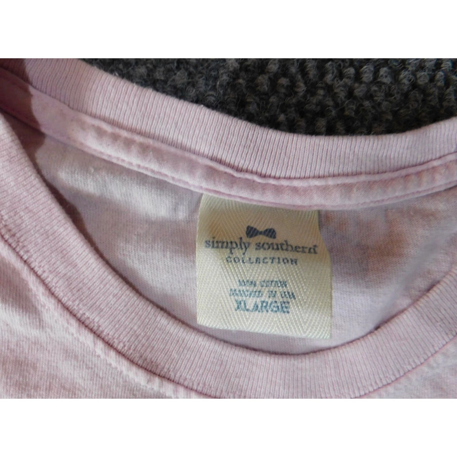 Pinko Simply Southern Shirt Mens XL Pink Graphic Crew Neck Short Sleeve Cotton Logo Regular Size US XL / EU 56 / 4 - 4 Thumbnail