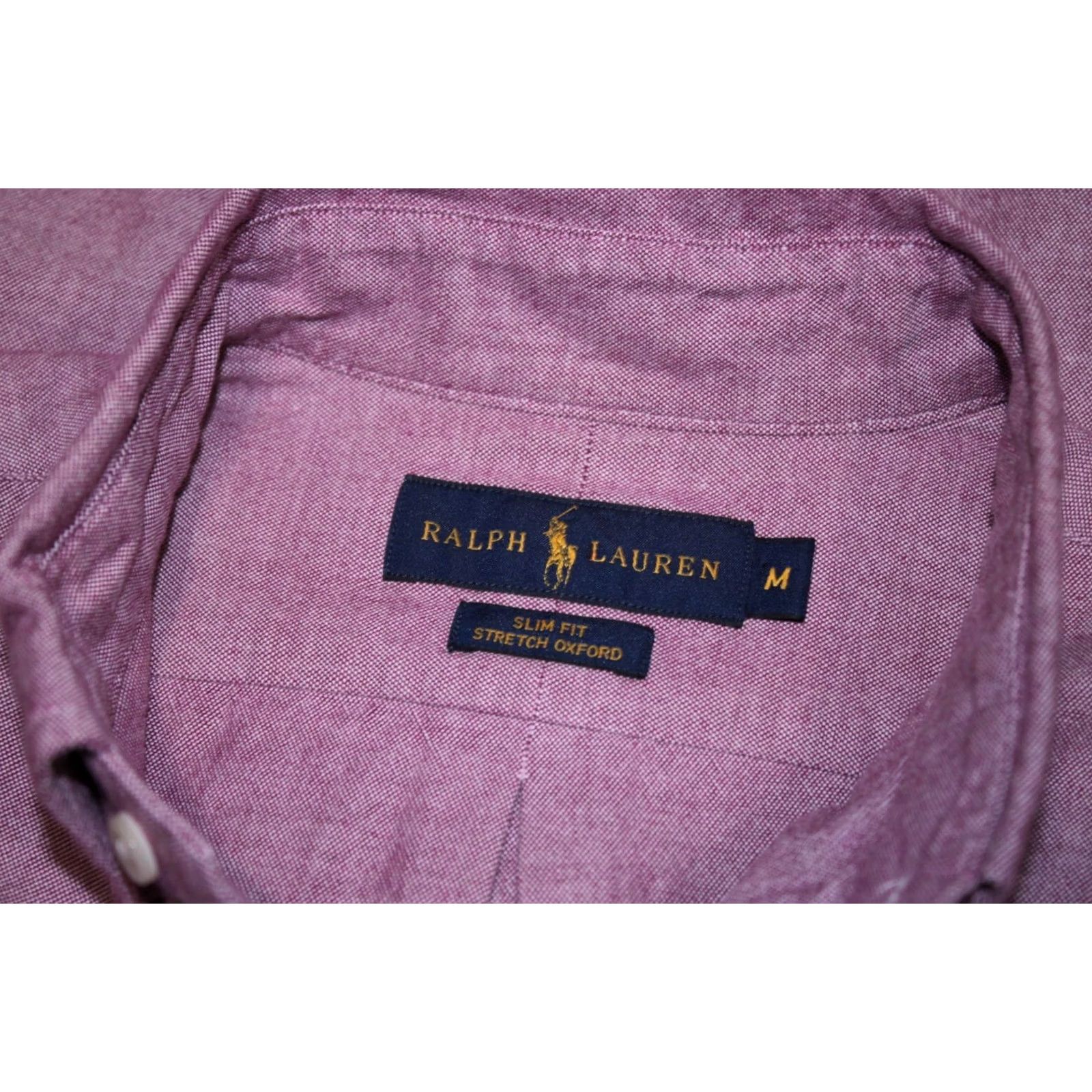 Ralph Lauren Ralph Lauren Slim Fit Oxford Shirt Size M Pink Stretch Mens Size US M / EU 48-50 / 2 - 5 Thumbnail