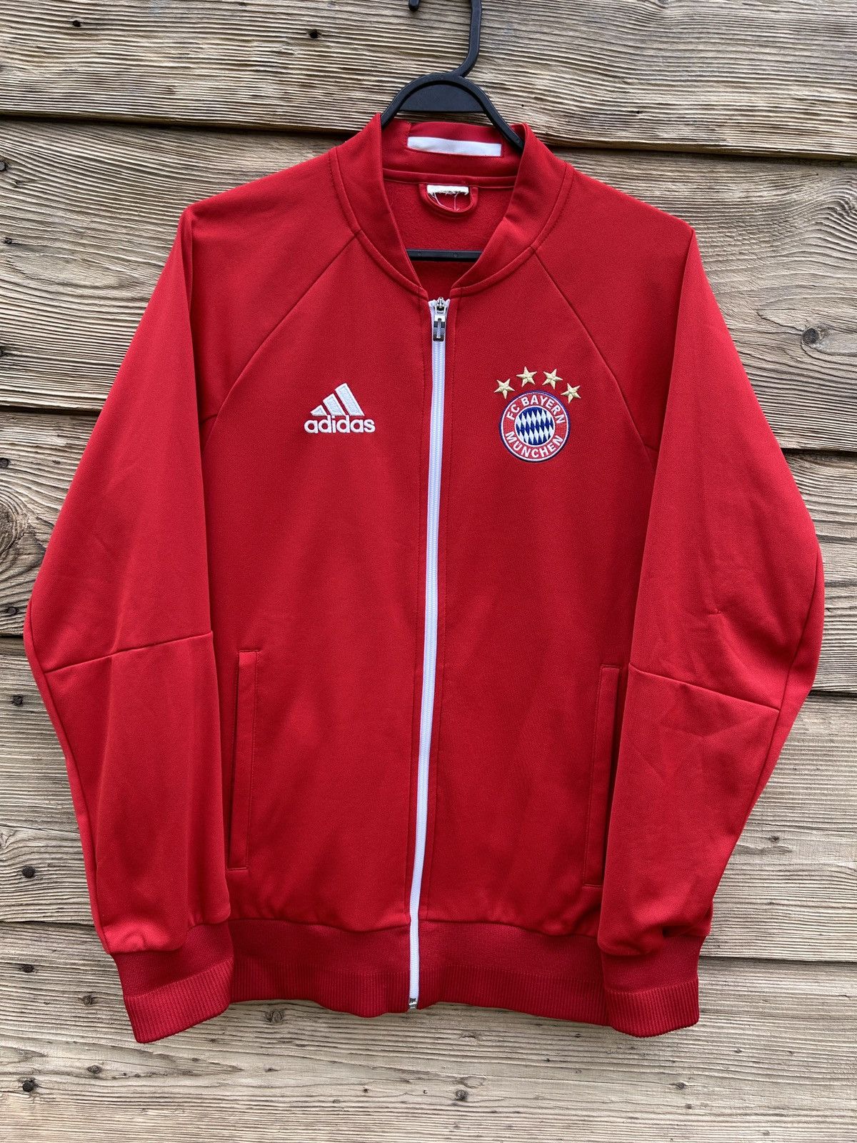 Adidas Adidas x Fc Bayern Munchen Munich Zippered Track Jacket Size US M / EU 48-50 / 2 - 1 Thumbnail