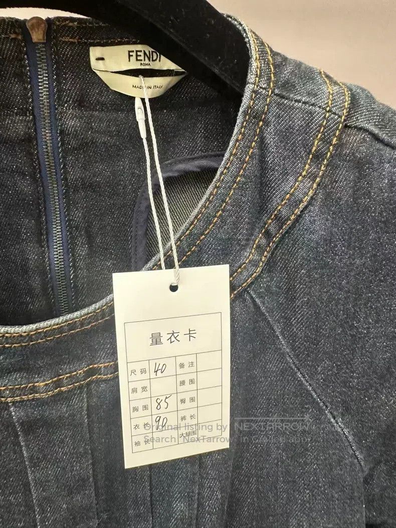 Other Fendi Denim Dress Size XS / US 0-2 / IT 36-38 - 4 Thumbnail