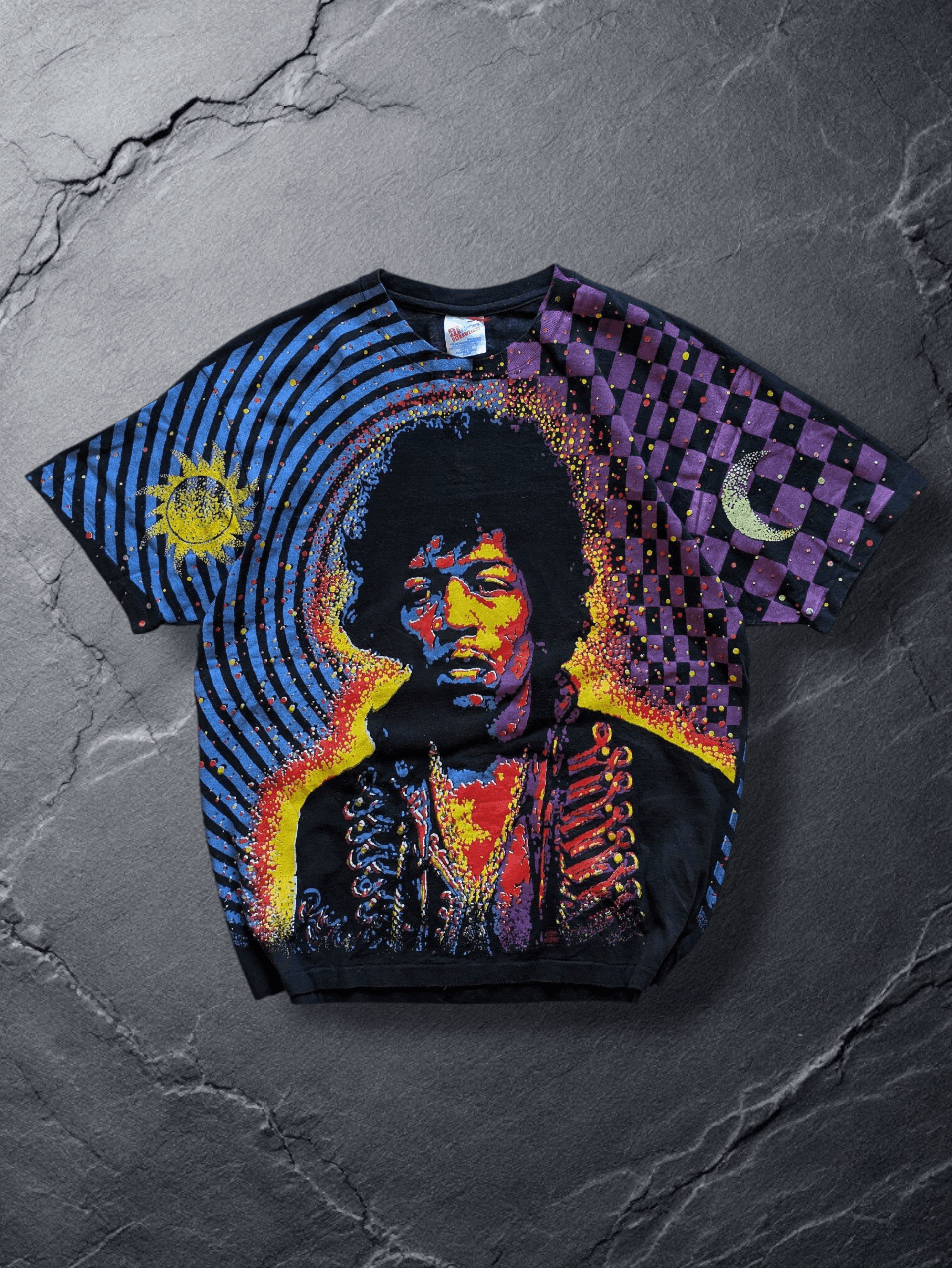 Jimi Hendrix Vintage 1992 Hanes x Jimi Hendrix AOP Size US XL / EU 56 / 4 - 1 Thumbnail
