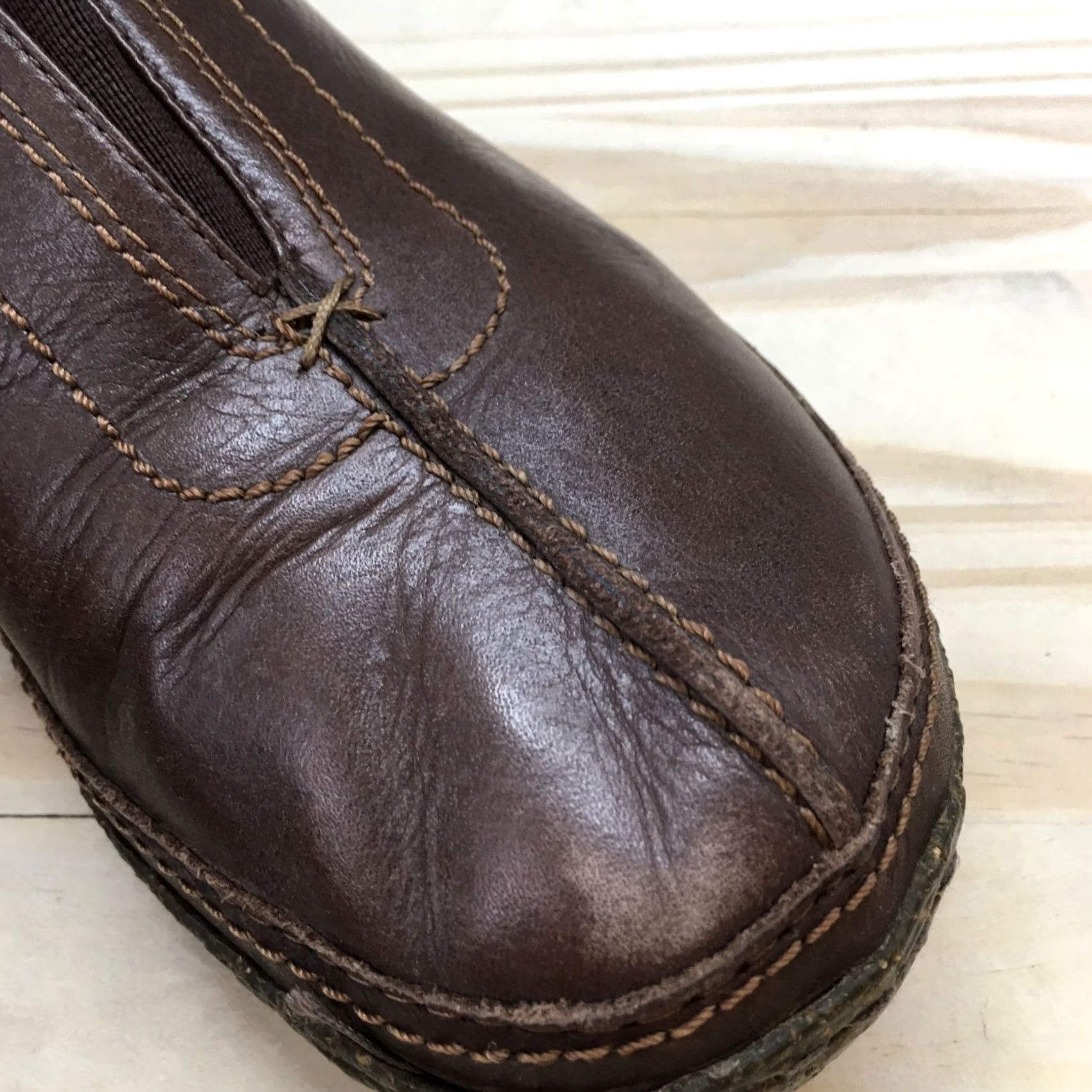Clarks Clarks Loafer Womens 8.5M Brown Active Air Round Toe Slip On Casual Leather Size US 9 / IT 39 - 7 Thumbnail