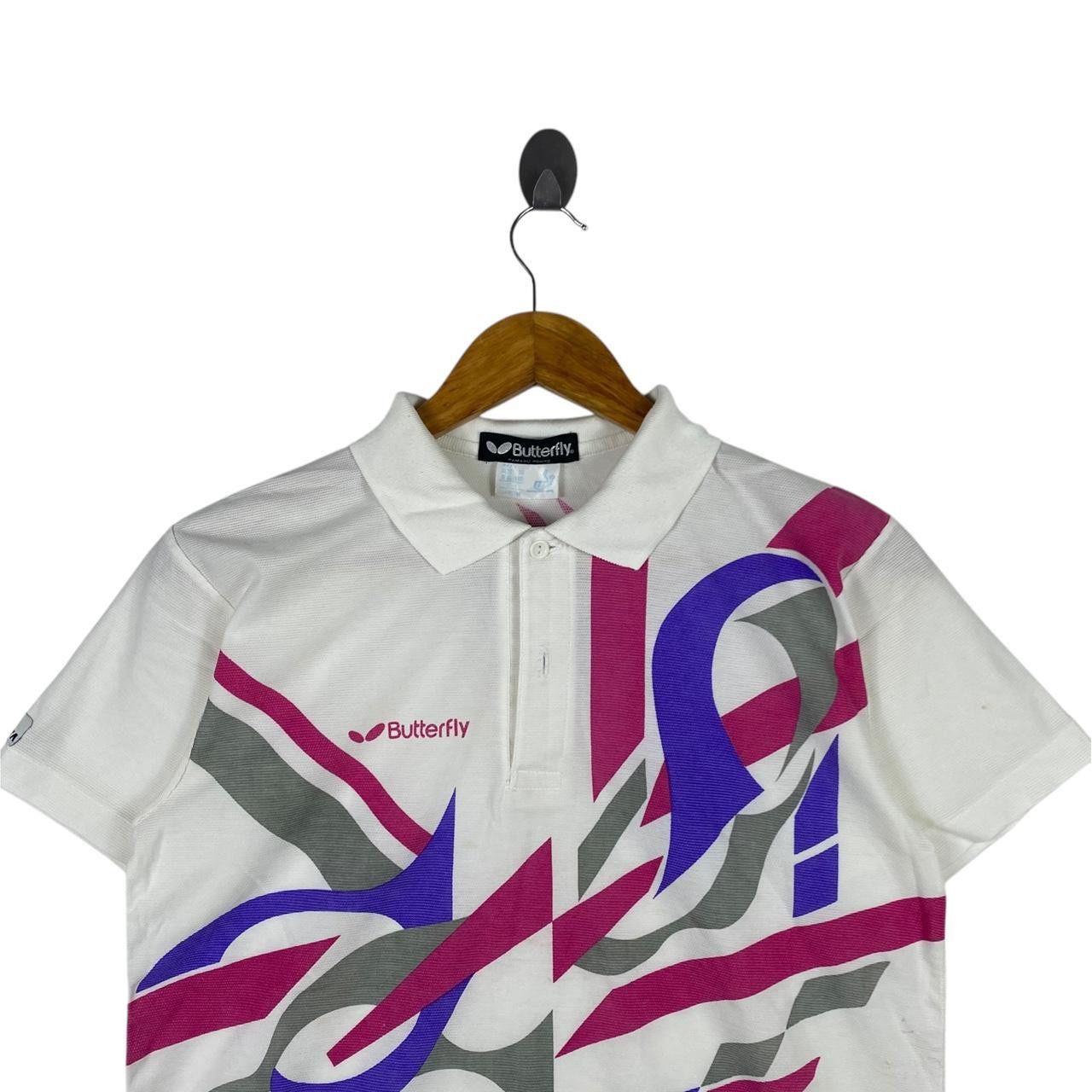 Japanese Brand Vintage BUTTERFLY TAMASU TOKYO Japan Table Tennis Tee Shirt Size US M / EU 48-50 / 2 - 2 Thumbnail