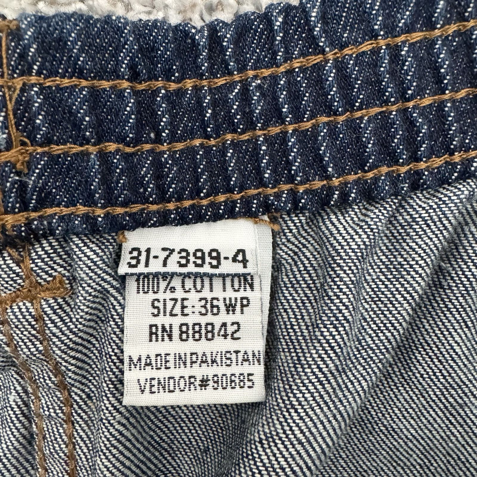 Other Denim Jeans Womens 36WP Capri Relaxed Dark Wash Lagenlook Size 36" / US 14 / IT 50 - 8 Thumbnail