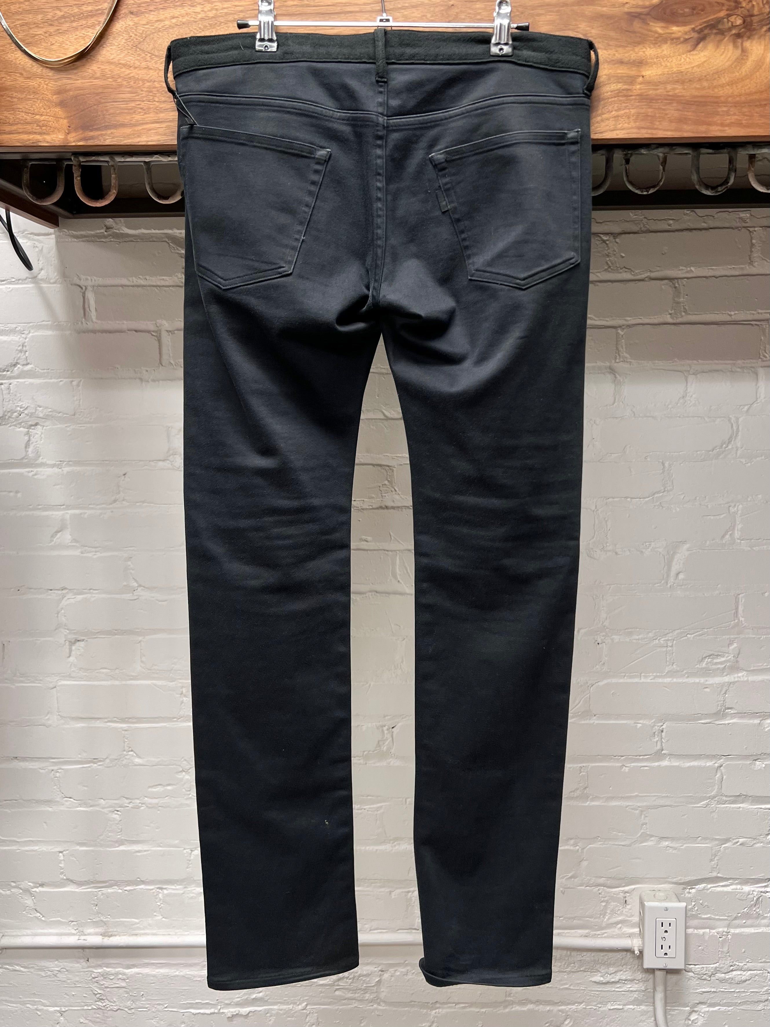 SS03 Undercover 'Scab' Patchwork Black Pants
