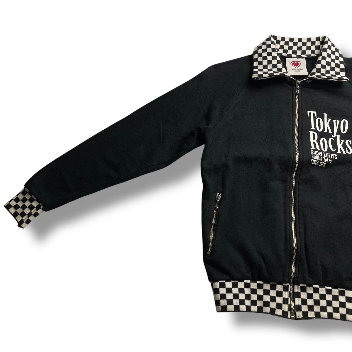 Super Lovers 🇯🇵☠️ LOVERS ROCK SUPER LOVERS SKULL PUNK GOTHIC JACKET Size US M / EU 48-50 / 2 - 6 Thumbnail
