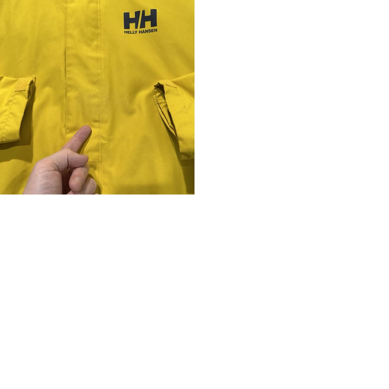 Helly Hansen Helly Hansen Seven J Rain Jacket Mens Small Yellow Helly Tech Protection Jacket Size US S / EU 44-46 / 1 - 9 Thumbnail