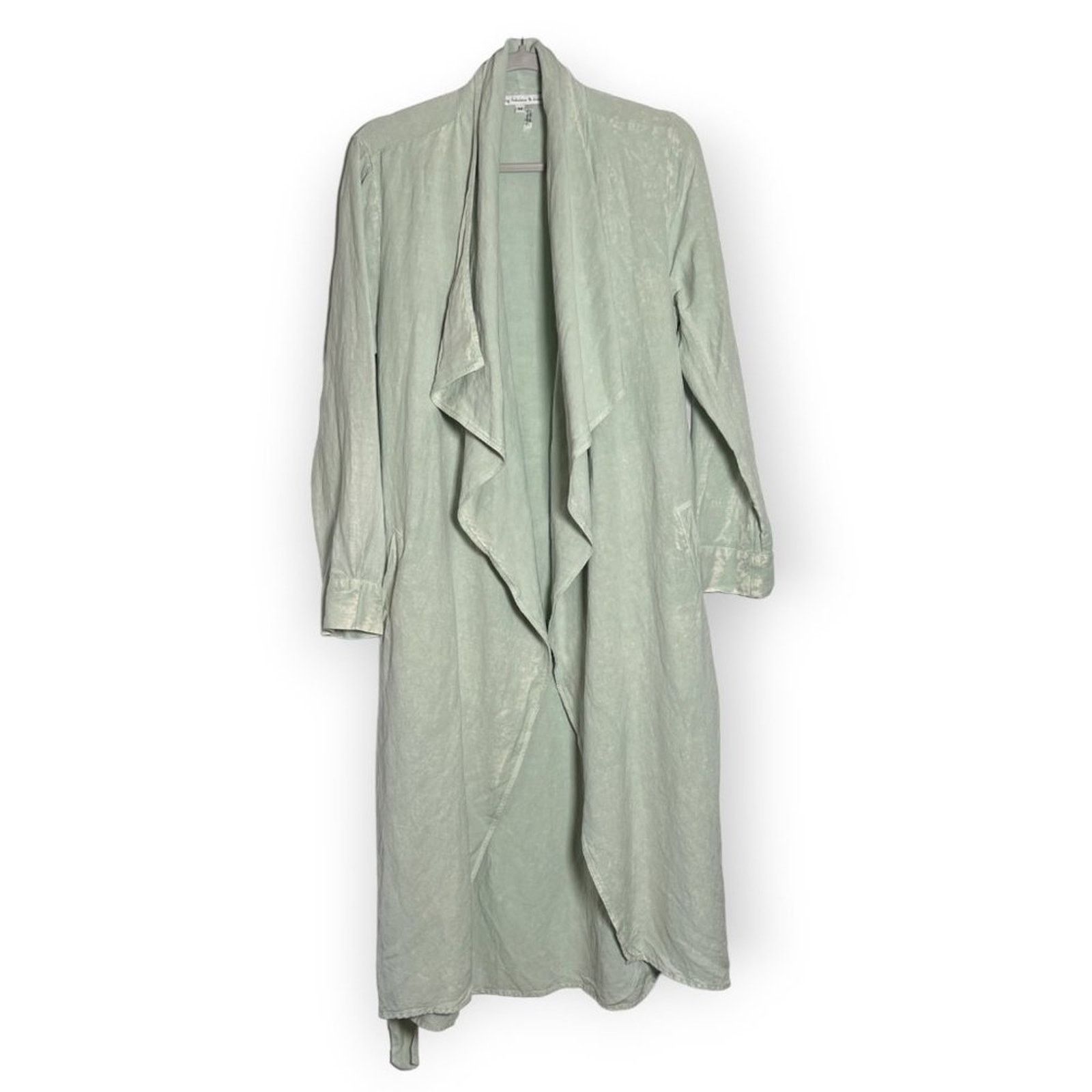 Other Young Fabulous & Broke Linen Duster Jacket Green Size M Size M / US 6-8 / IT 42-44 - 1 Thumbnail