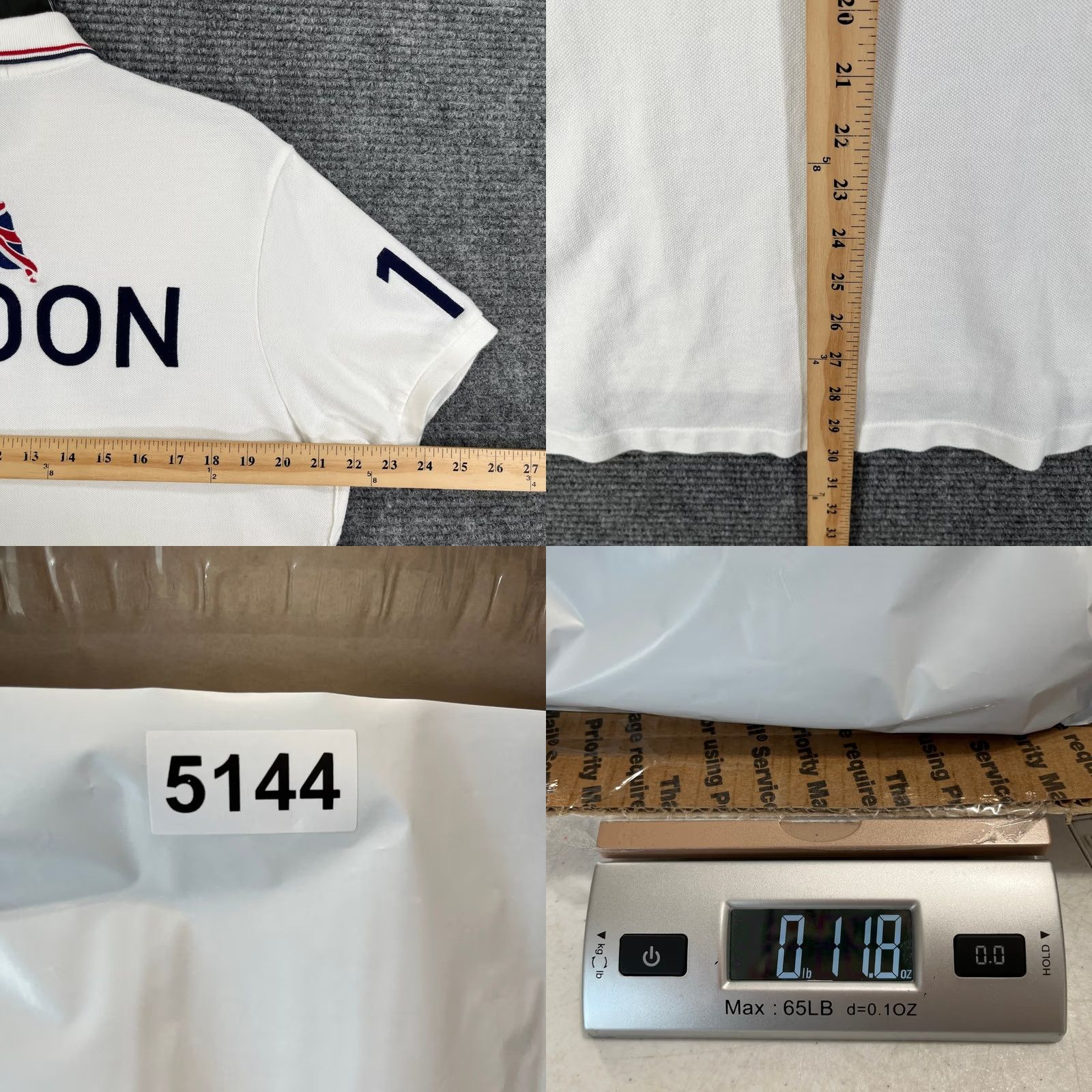 Polo Ralph Lauren Polo Ralph Lauren Polo Mens L White Team USA