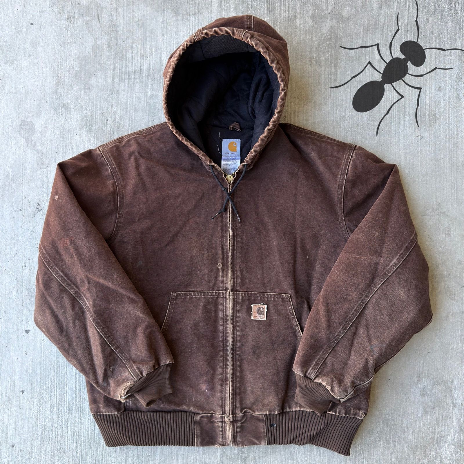 Carhartt C81 DKB ブラウンジャケット Carhartt MICHIGAN CHORE COAT C81 DKB SIZE 2XL | 古着屋adm 音楽と古着