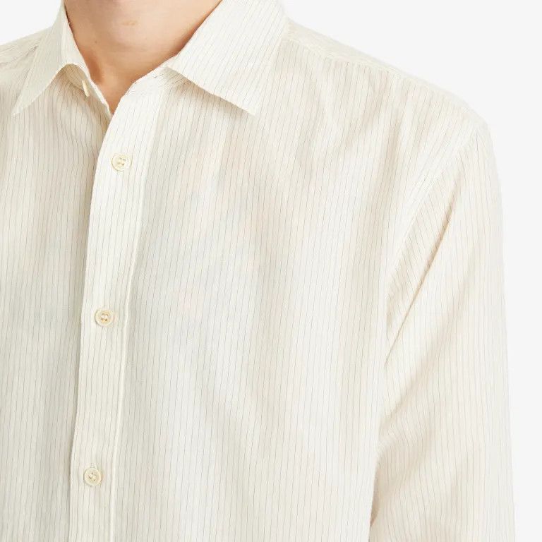 Saint Laurent Paris o1bcso1str1025 Oversize Shirt Dobby Stripes in White/Multi Size US XS / EU 42 / 0 - 4 Thumbnail